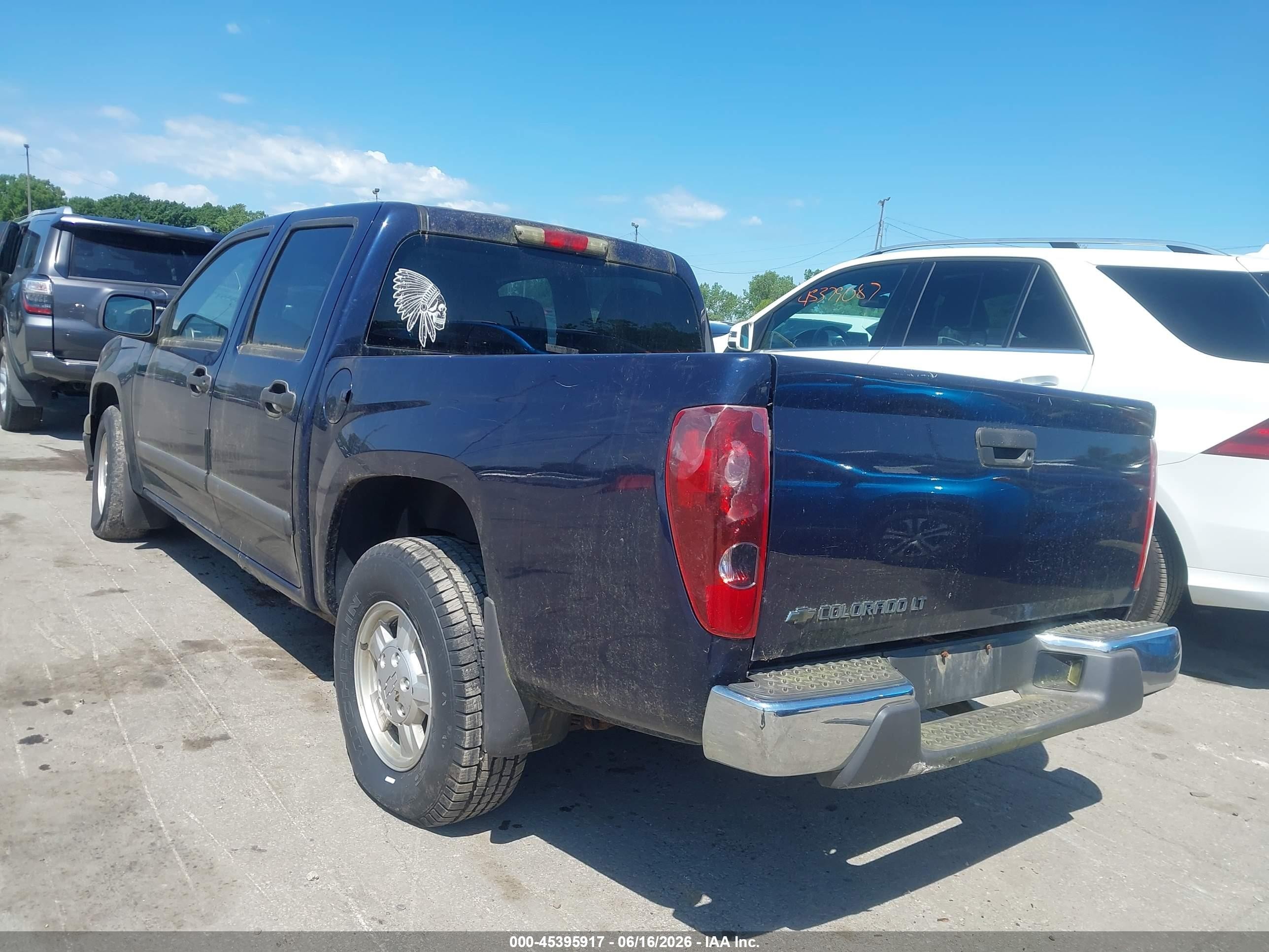 2007 Chevrolet Colorado Lt Blue vin: 1GCCS139778243677