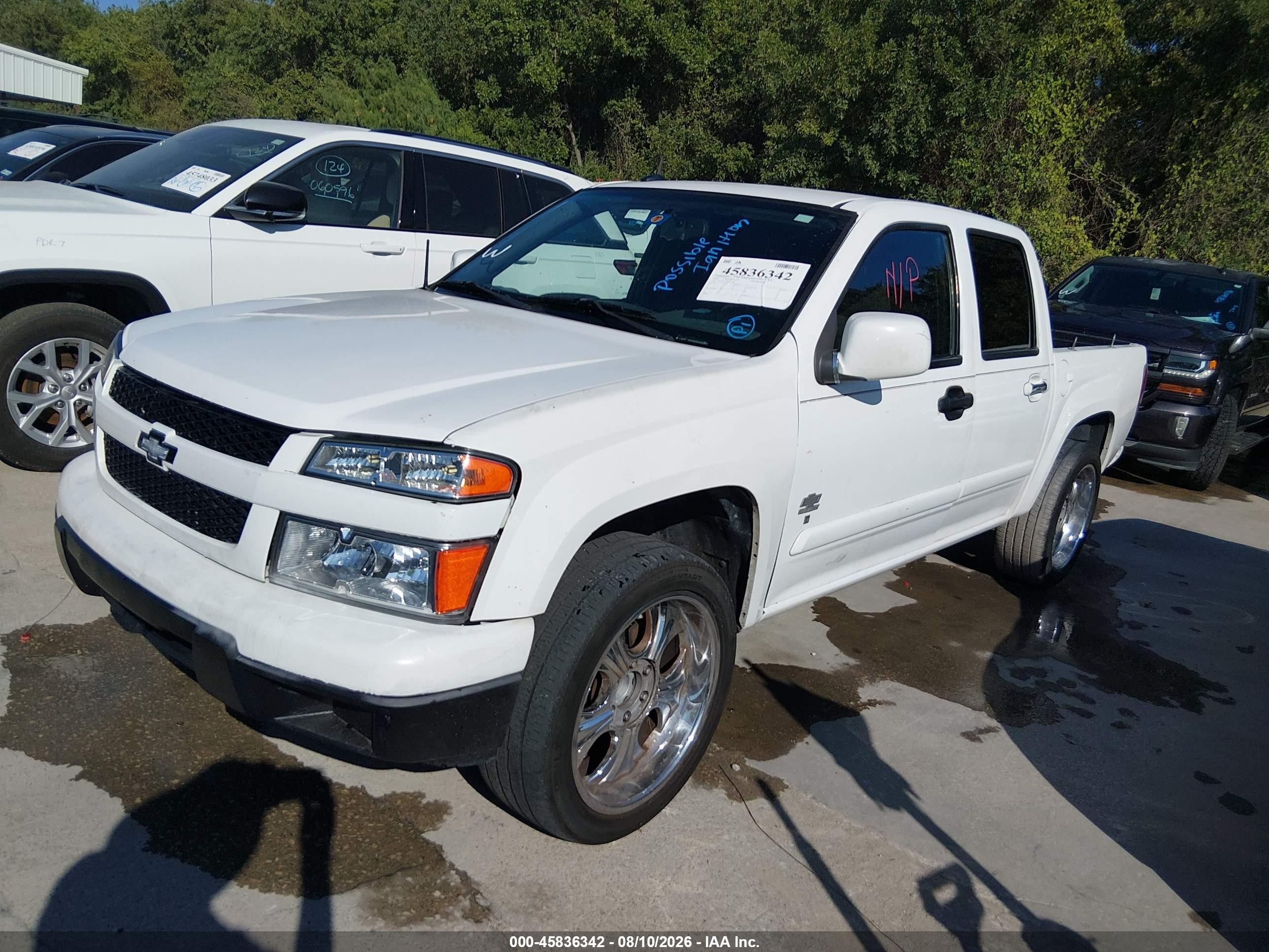 2009 Chevrolet Colorado Lt Белый vin: 1GCCS139798133280