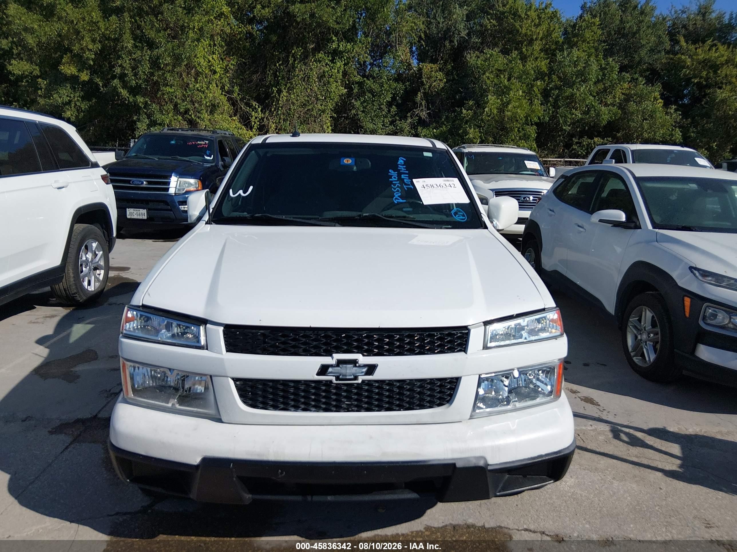 2009 Chevrolet Colorado Lt Белый vin: 1GCCS139798133280