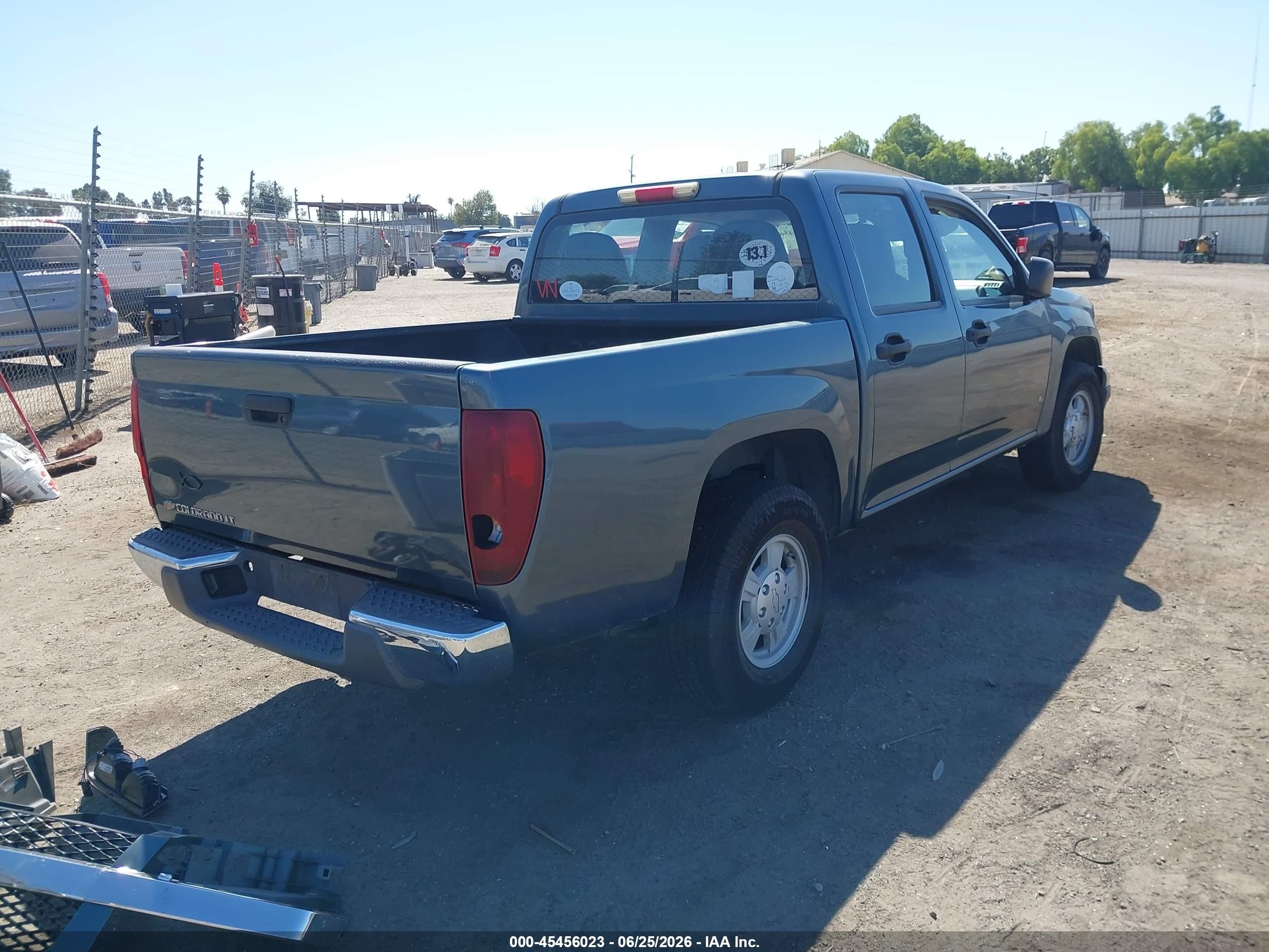 2007 Chevrolet Colorado Lt Light Blue vin: 1GCCS139878209067