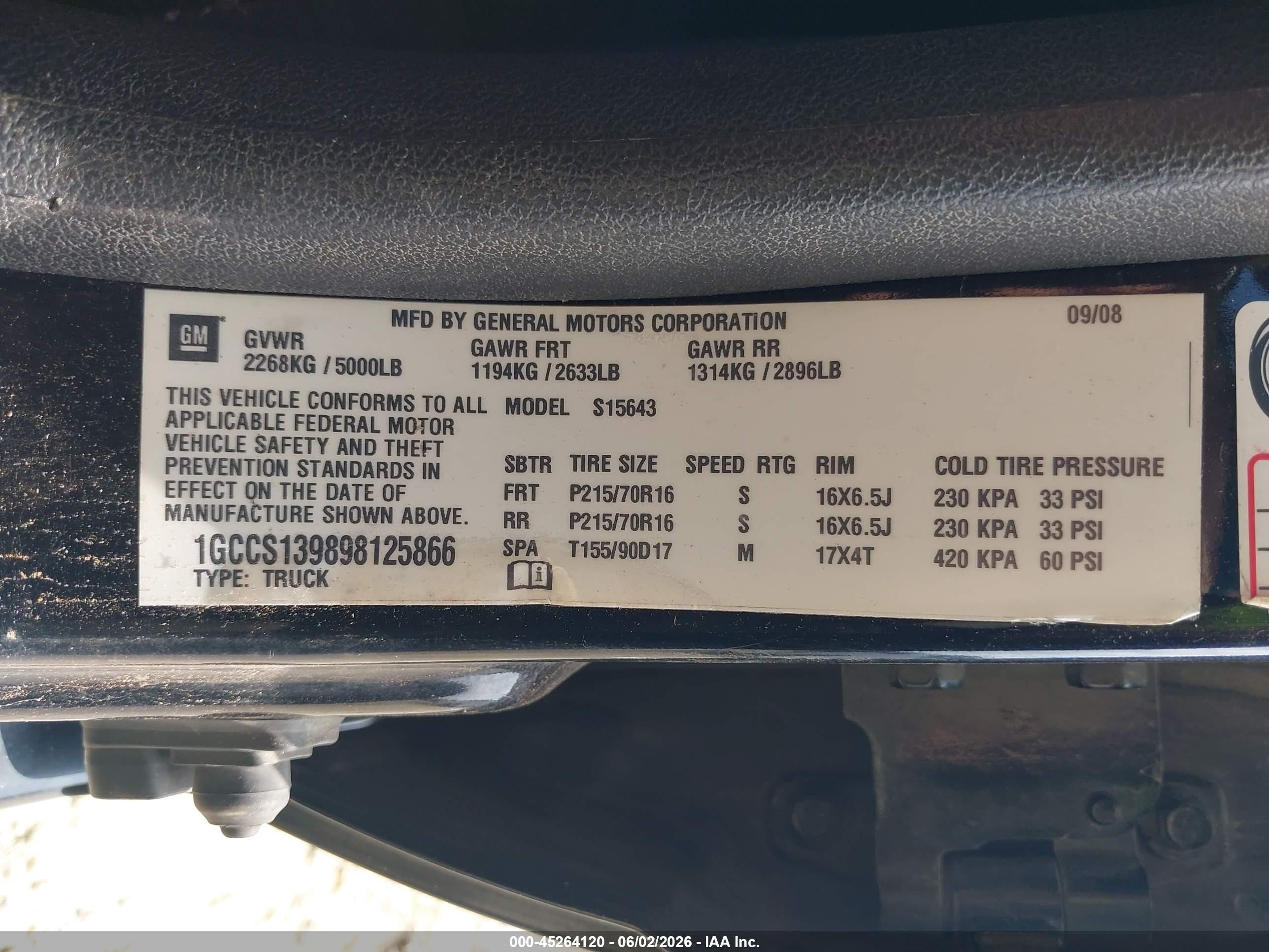 2009 Chevrolet Colorado Lt Black vin: 1GCCS139898125866
