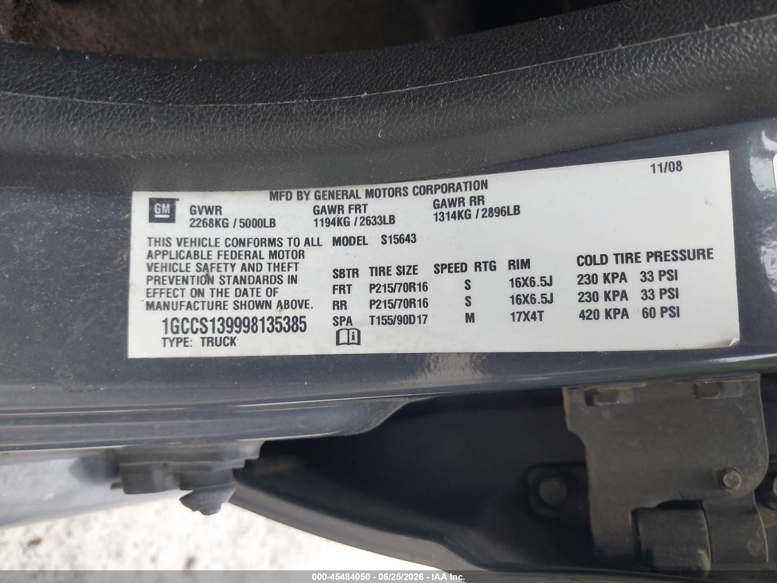 2009 Chevrolet Colorado Lt Gray vin: 1GCCS139998135385