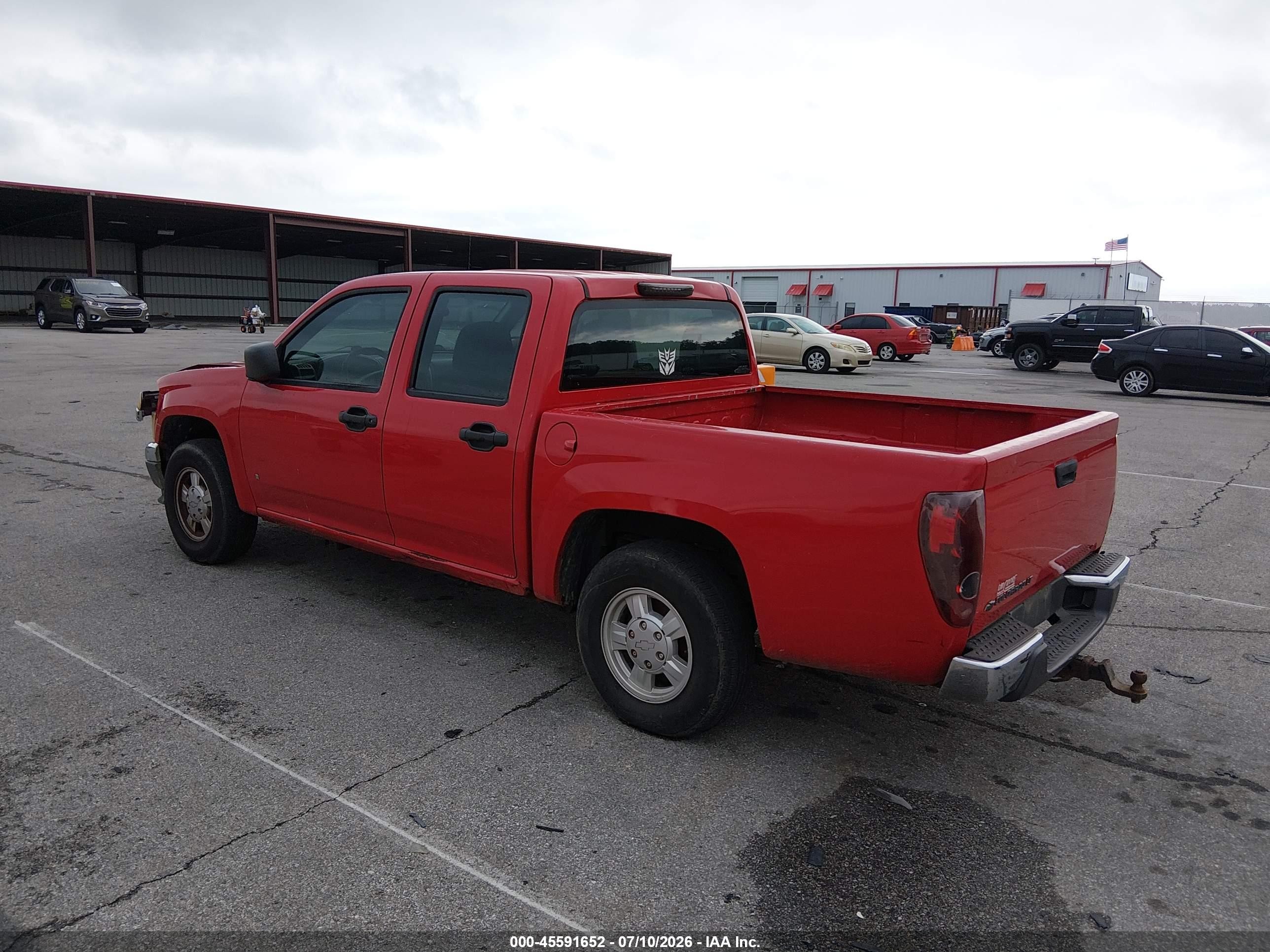 2007 Chevrolet Colorado Lt Red vin: 1GCCS139X78254706