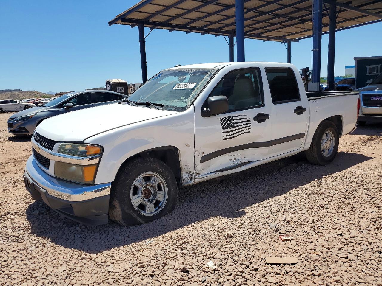 2008 Chevrolet Colorado White vin: 1GCCS13E088136565