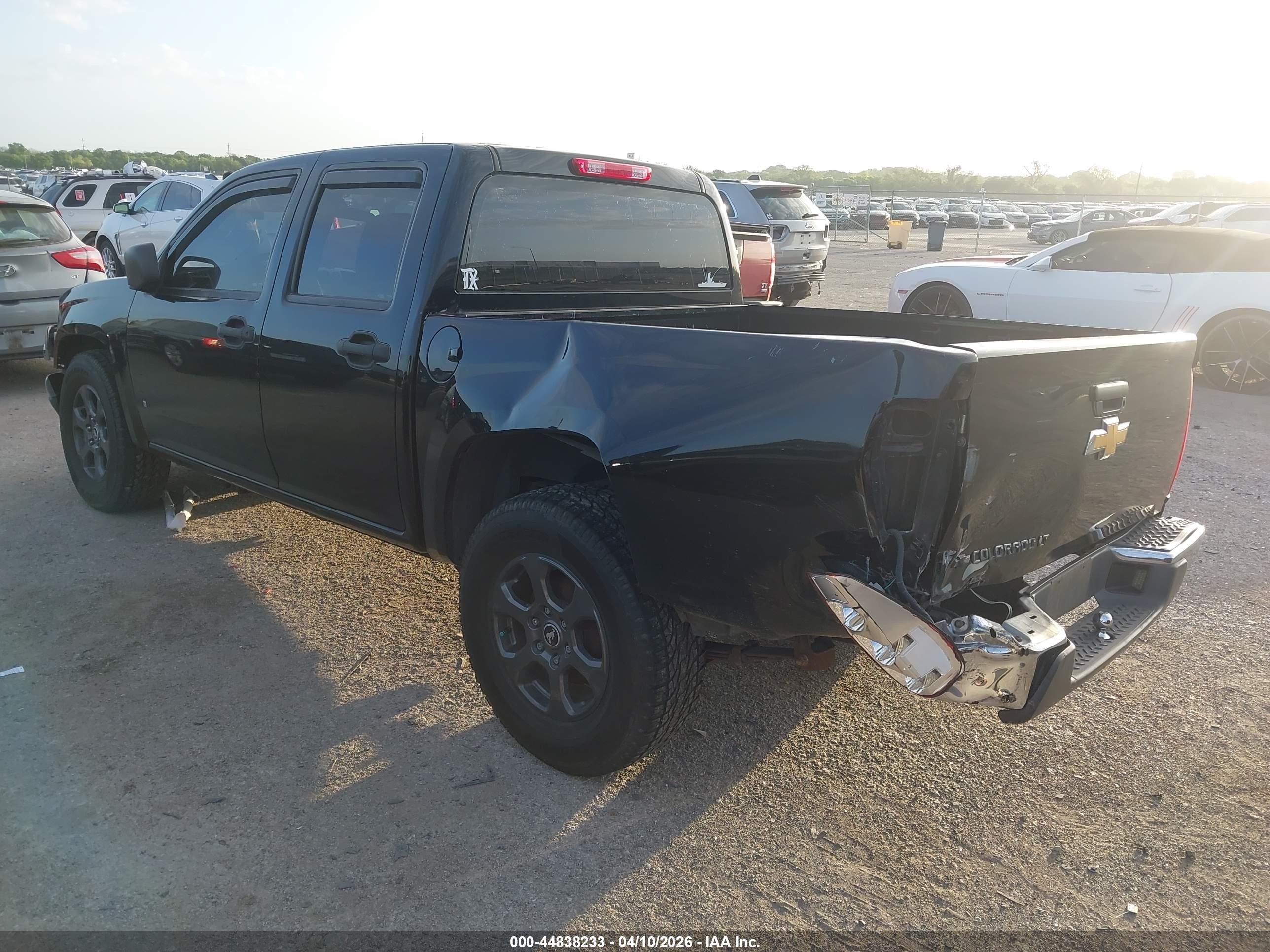 2007 Chevrolet Colorado Lt Black vin: 1GCCS13E278236410