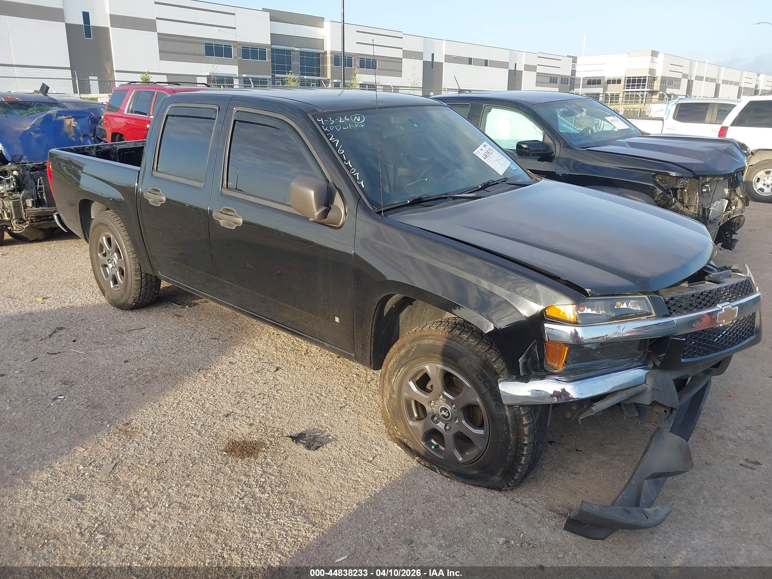 2007 Chevrolet Colorado Lt Black vin: 1GCCS13E278236410