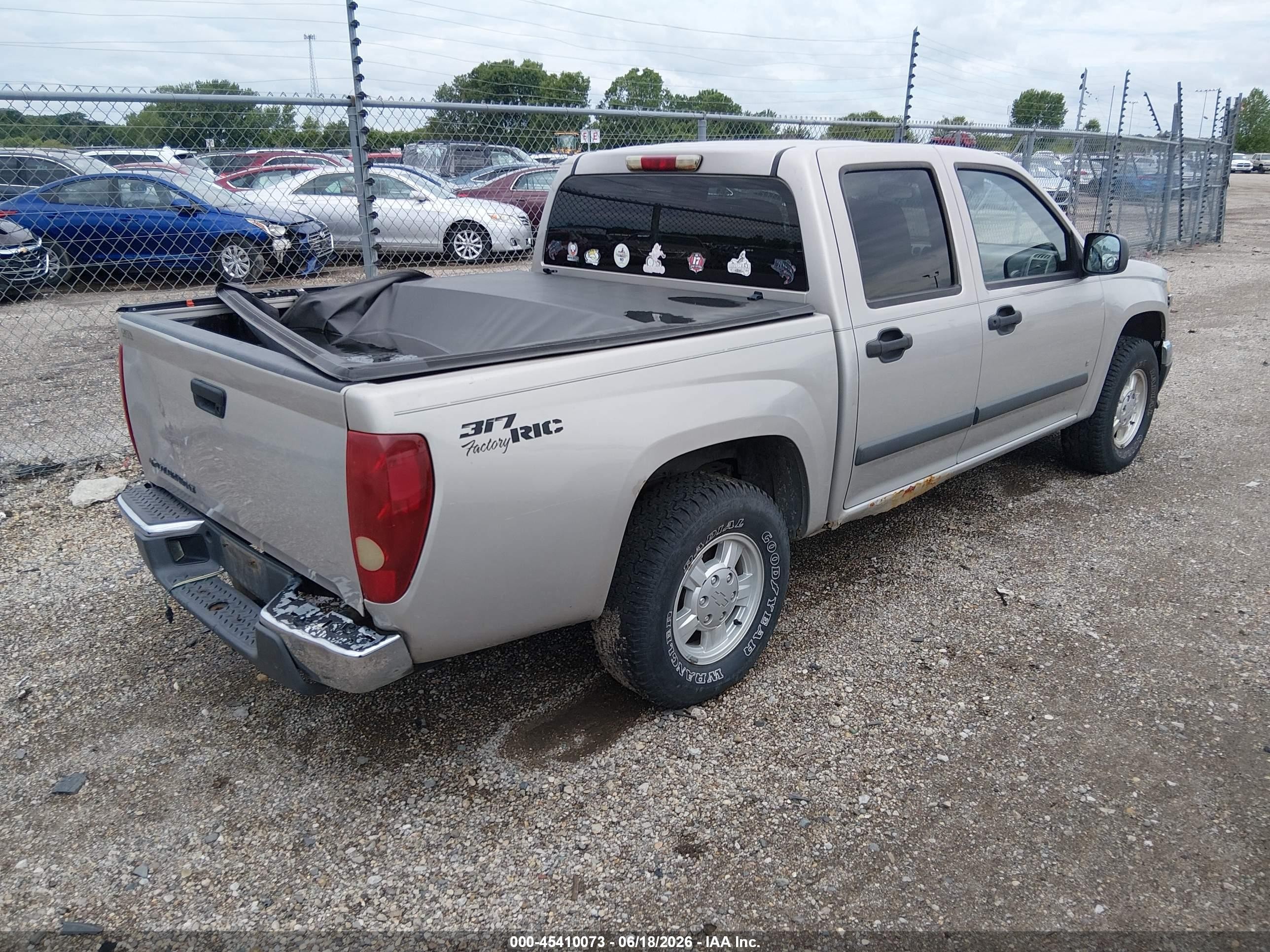 2007 Chevrolet Colorado Lt Silver vin: 1GCCS13E378186889