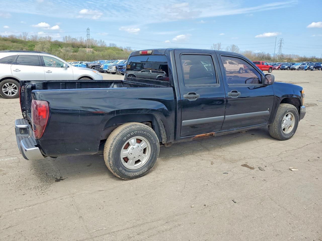 2007 Chevrolet Colorado Black vin: 1GCCS13E478106337