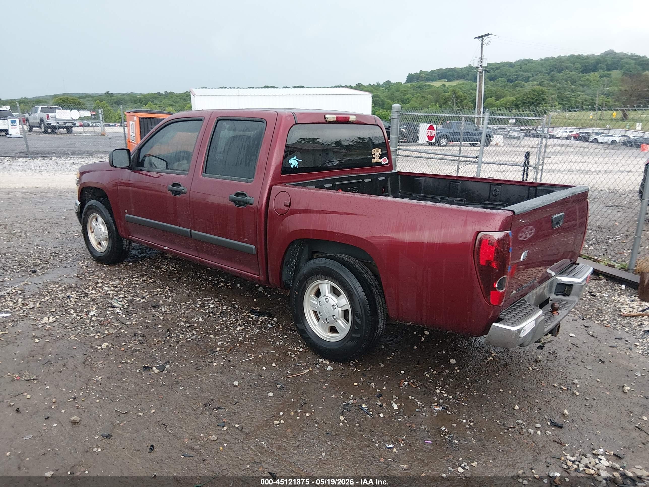 2007 Chevrolet Colorado Lt Red vin: 1GCCS13E478173780