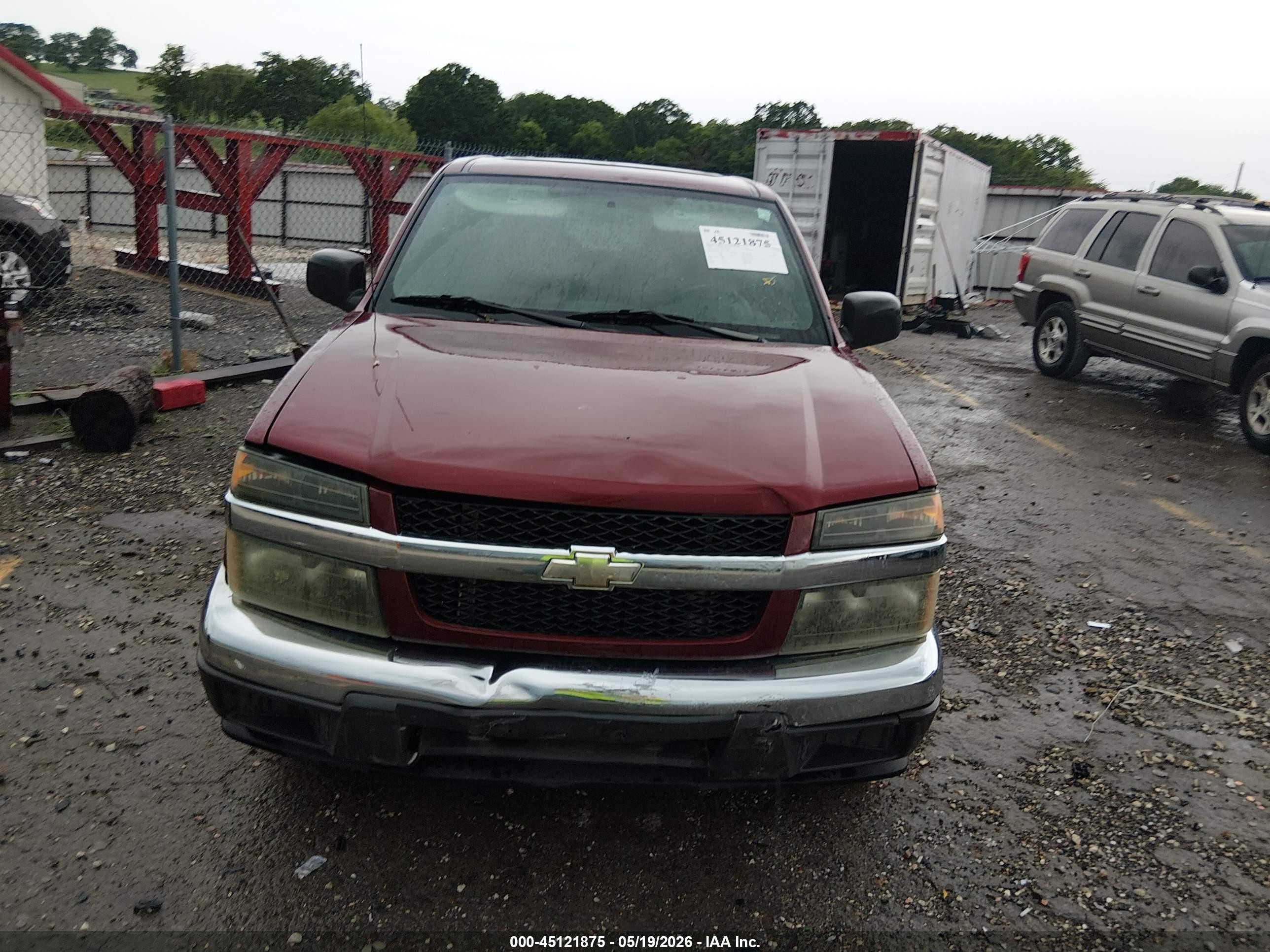 2007 Chevrolet Colorado Lt Red vin: 1GCCS13E478173780