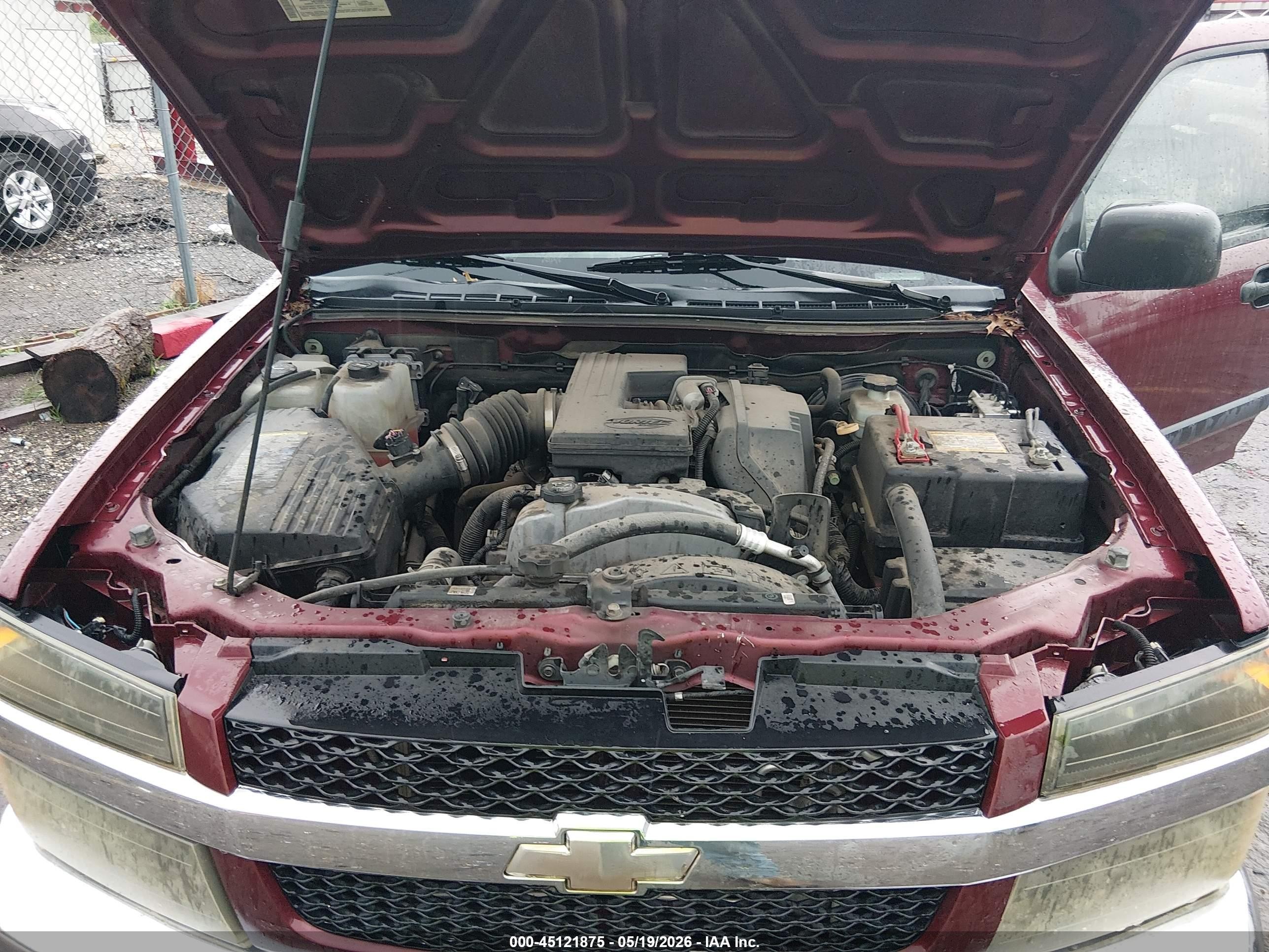 2007 Chevrolet Colorado Lt Red vin: 1GCCS13E478173780