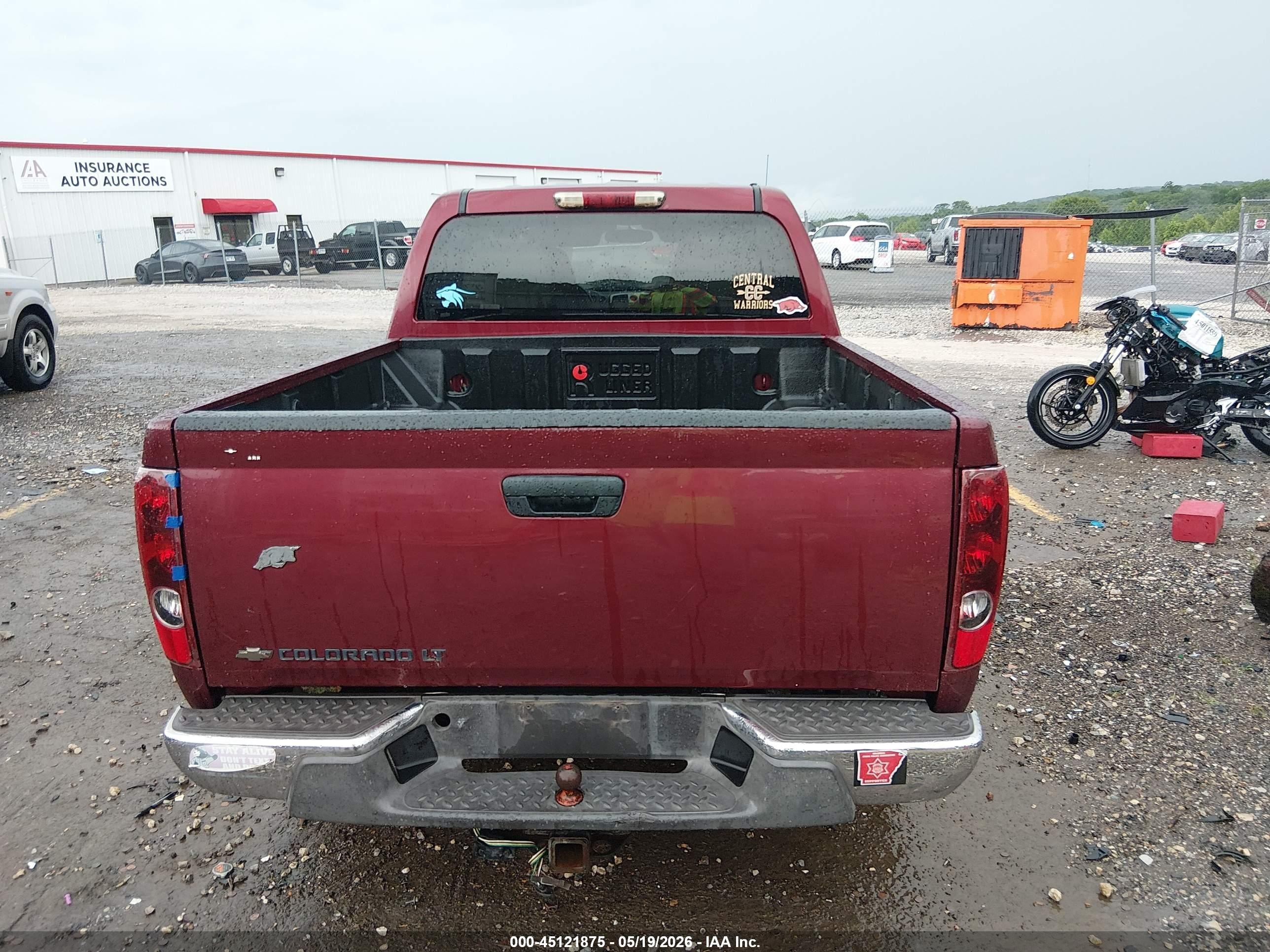 2007 Chevrolet Colorado Lt Red vin: 1GCCS13E478173780