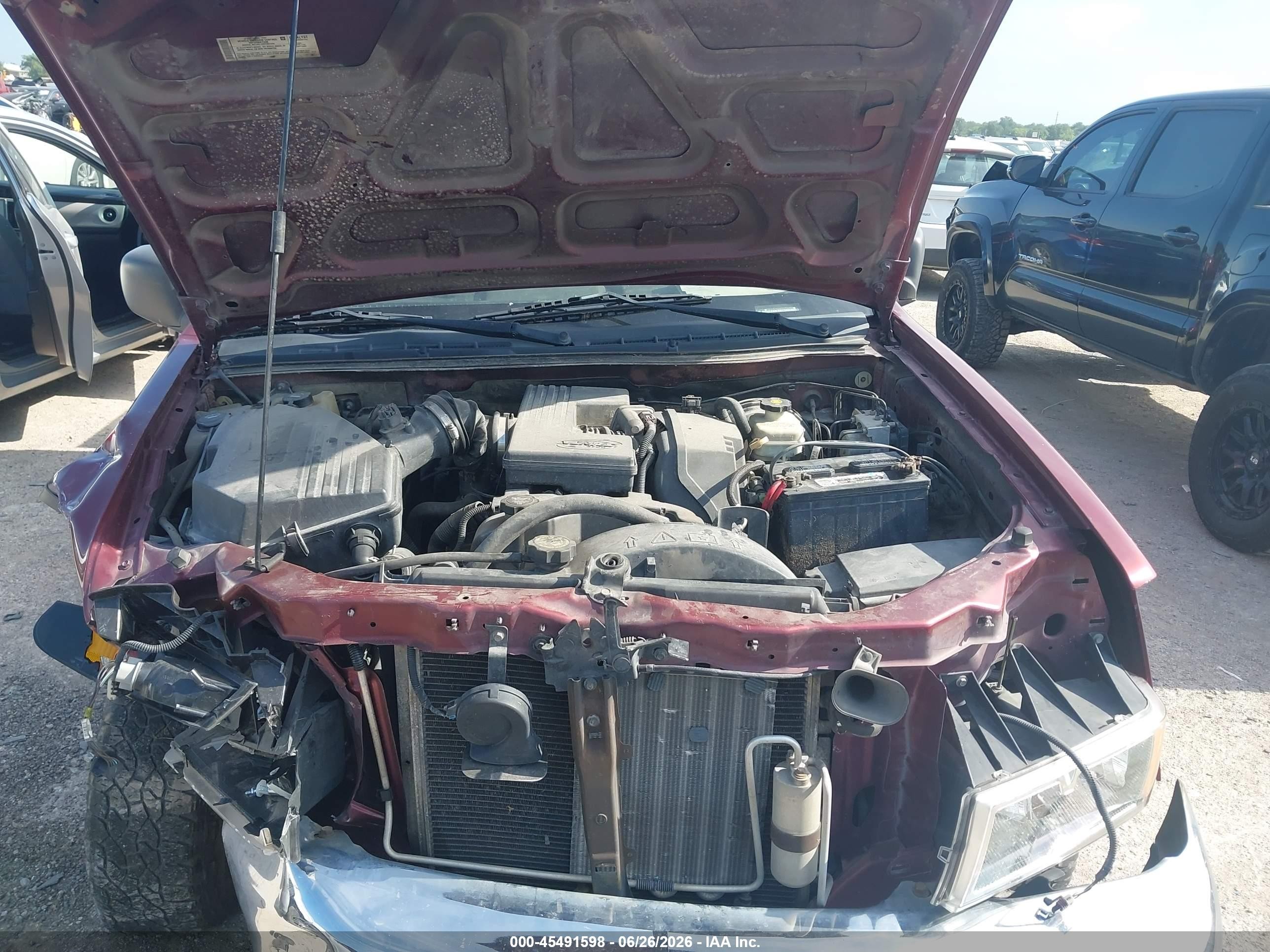 2007 Chevrolet Colorado Lt Maroon vin: 1GCCS13E478220550