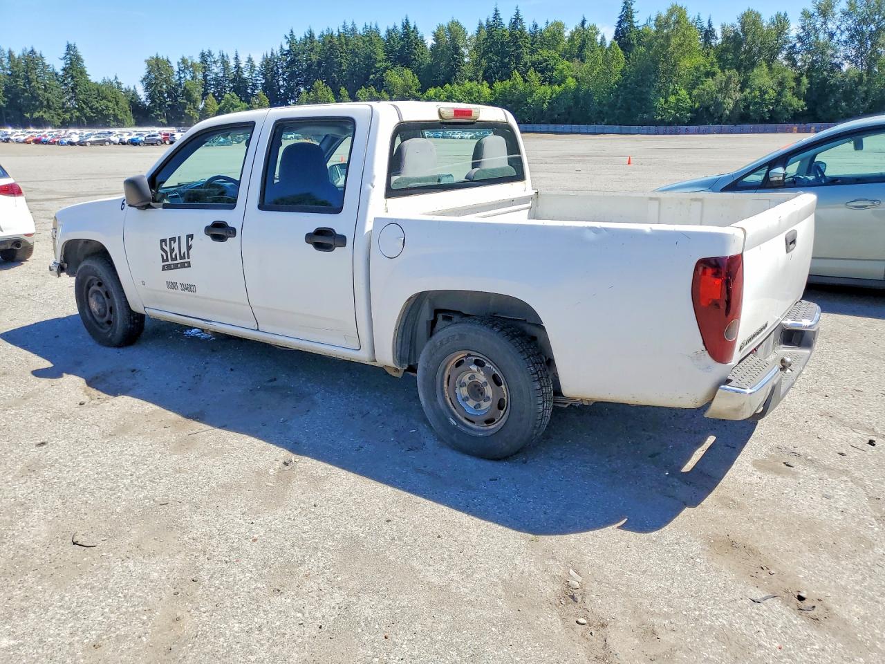 2007 Chevrolet Colorado White vin: 1GCCS13E478230060