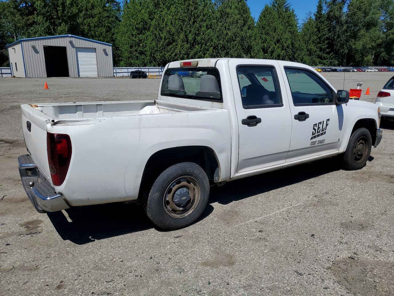 2007 Chevrolet Colorado White vin: 1GCCS13E478230060