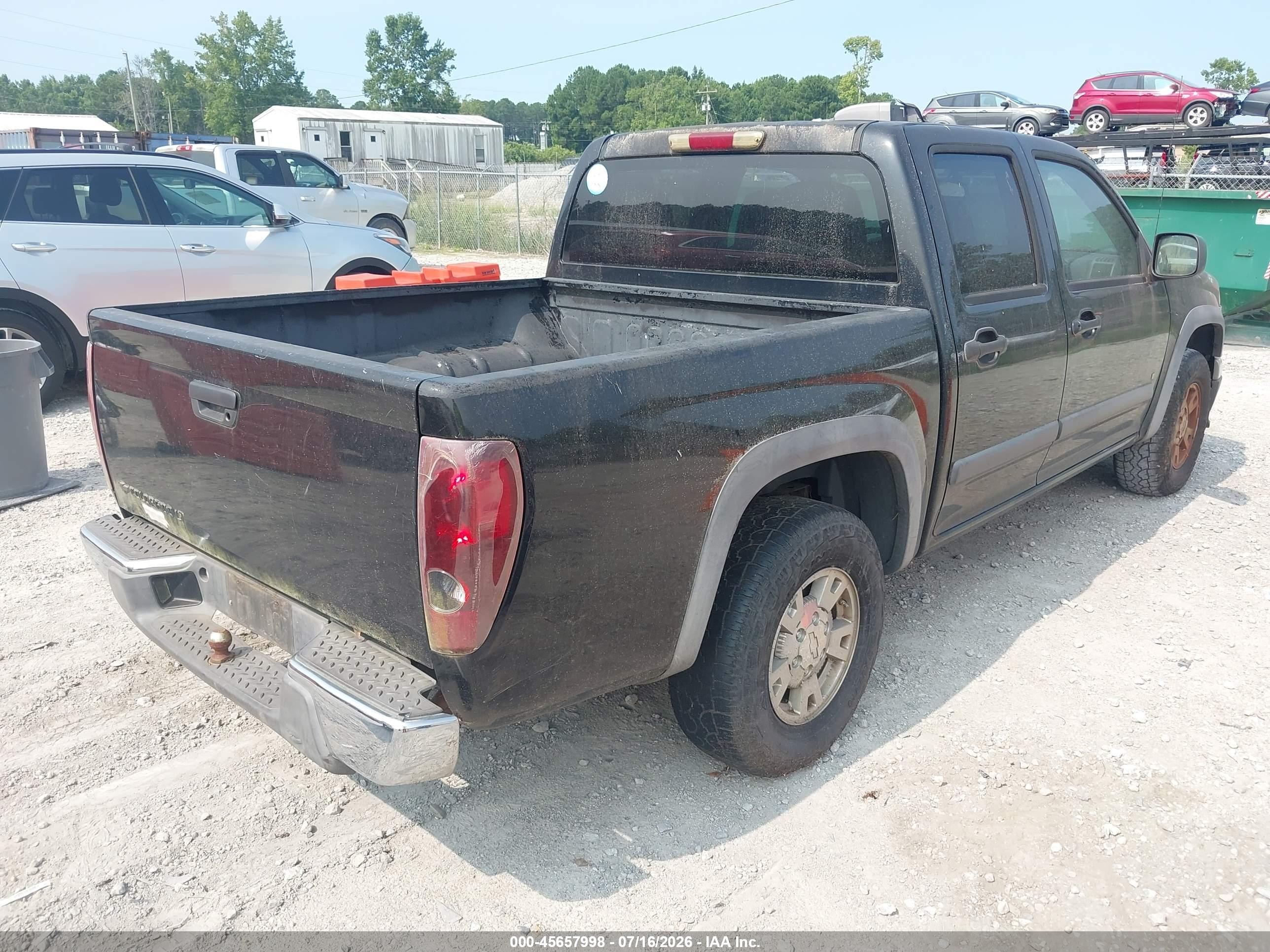 2008 Chevrolet Colorado Lt Black vin: 1GCCS13E488166815