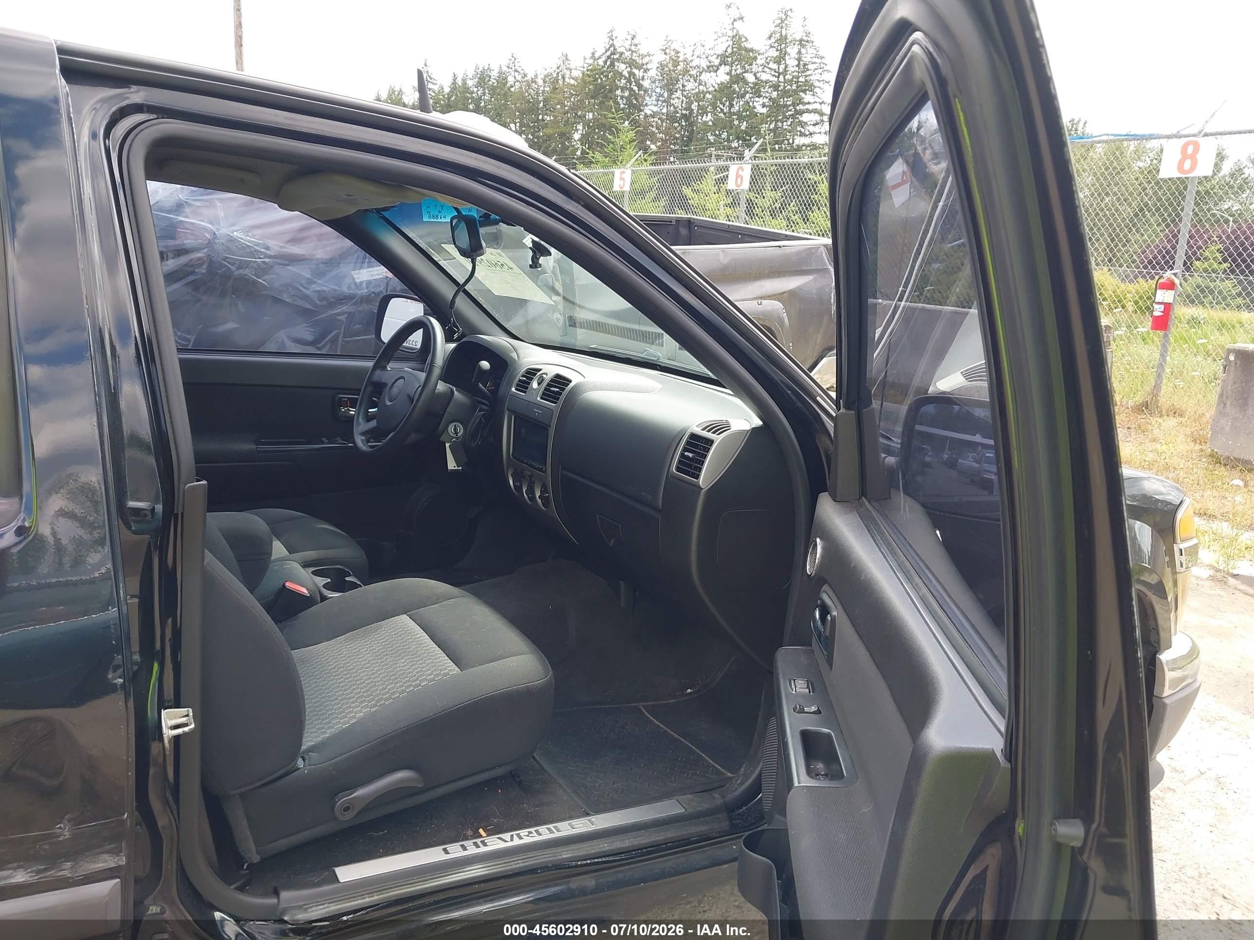 2008 Chevrolet Colorado Lt Black vin: 1GCCS13E588170775