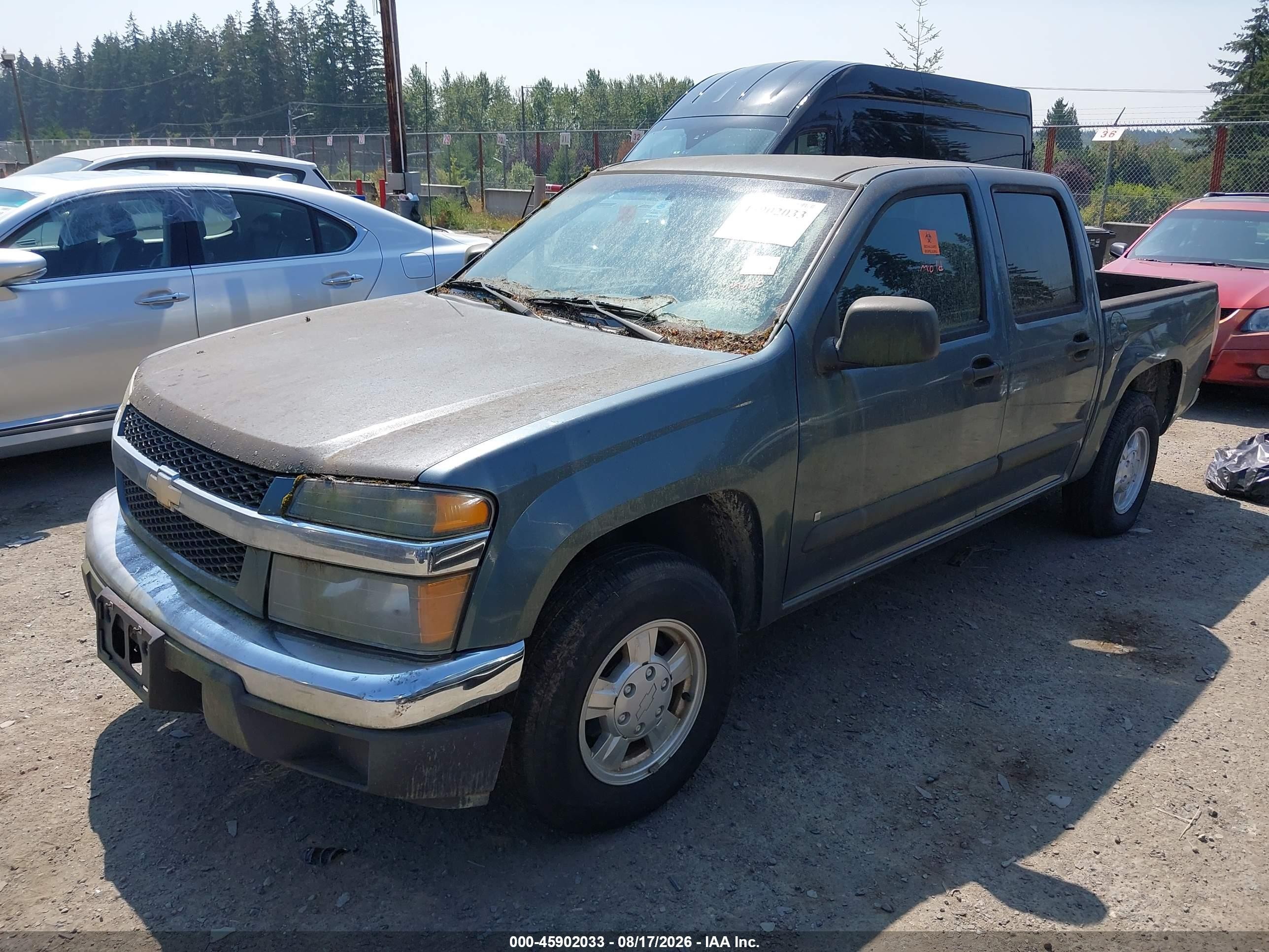 2007 Chevrolet Colorado Lt Blue vin: 1GCCS13E678115363