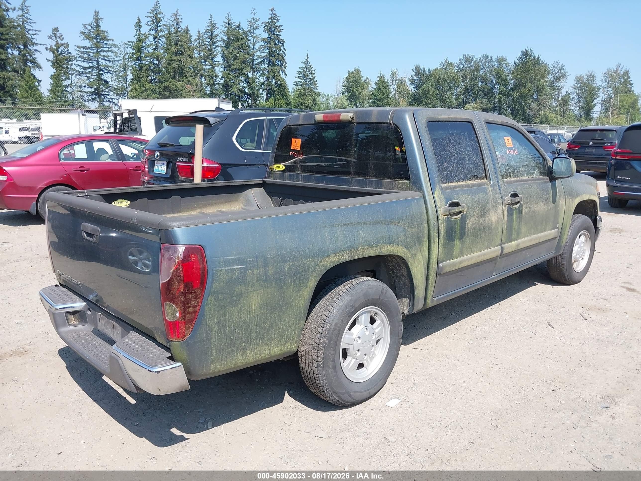 2007 Chevrolet Colorado Lt Blue vin: 1GCCS13E678115363