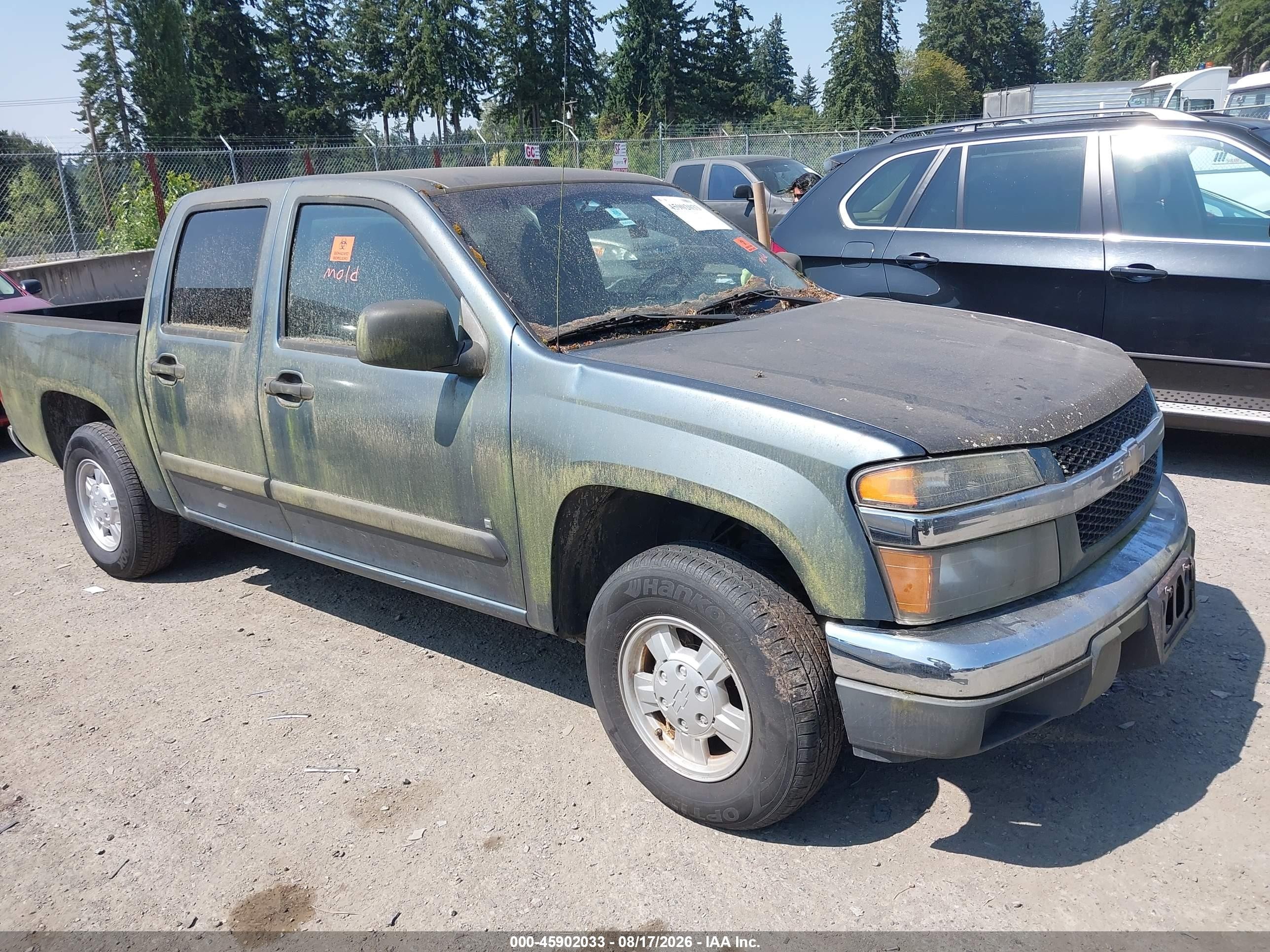 2007 Chevrolet Colorado Lt Blue vin: 1GCCS13E678115363