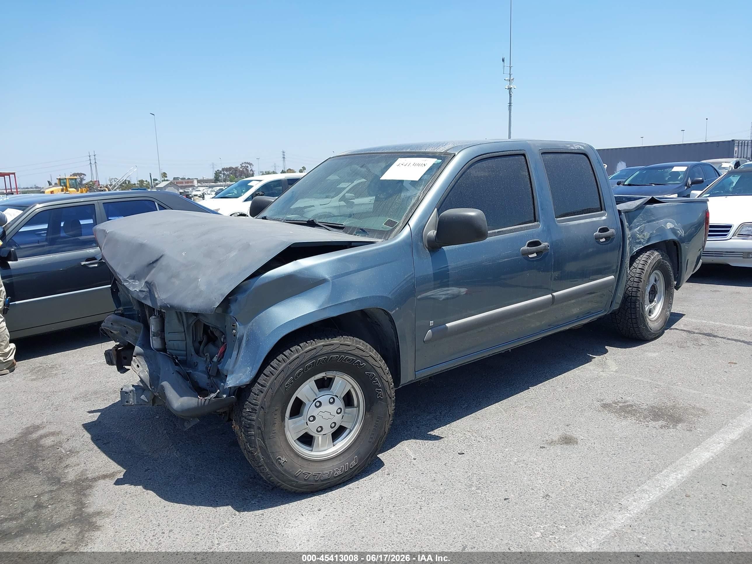2007 Chevrolet Colorado Lt Синий vin: 1GCCS13E678197305