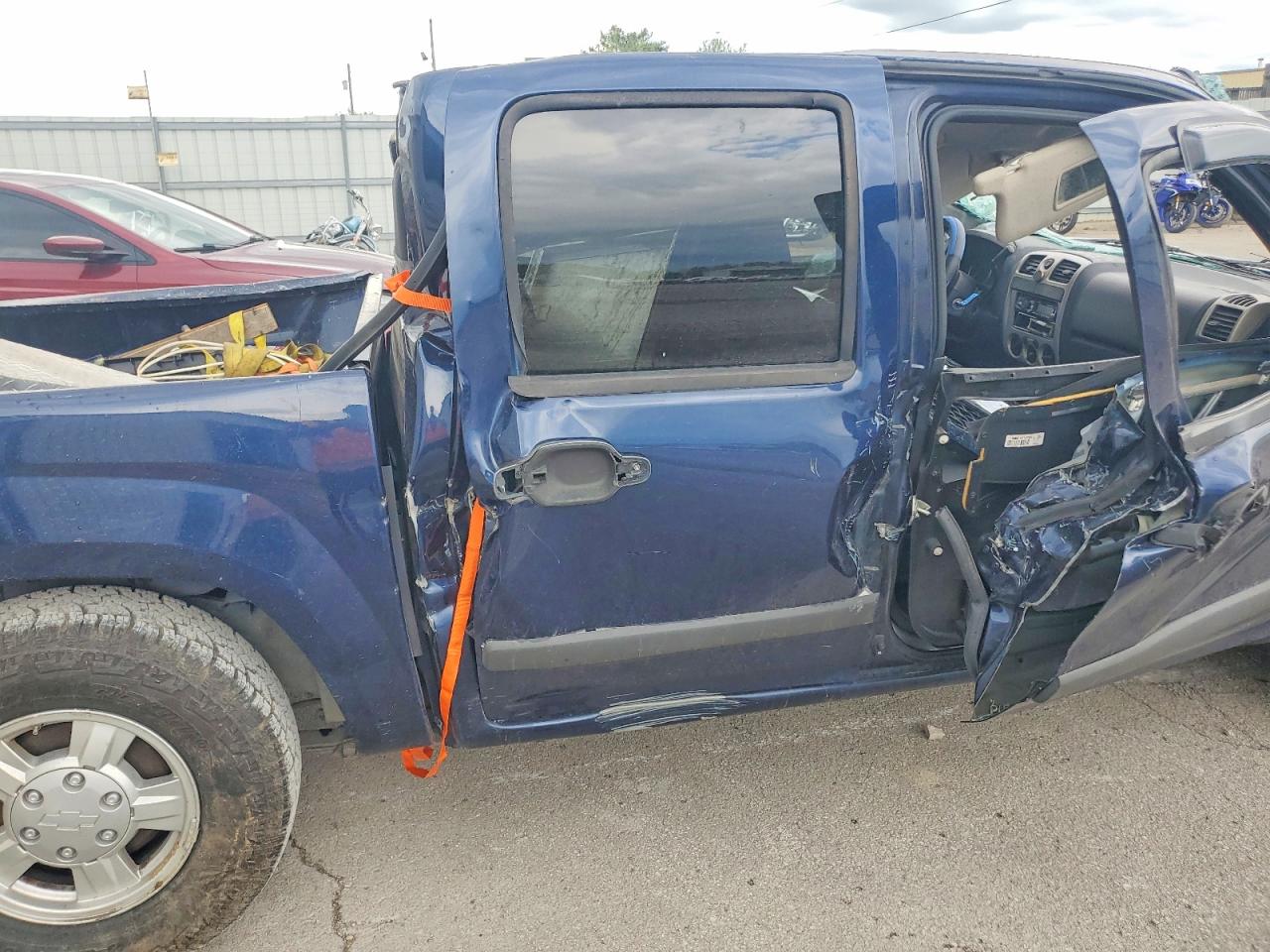 2007 Chevrolet Colorado Blue vin: 1GCCS13E778250495