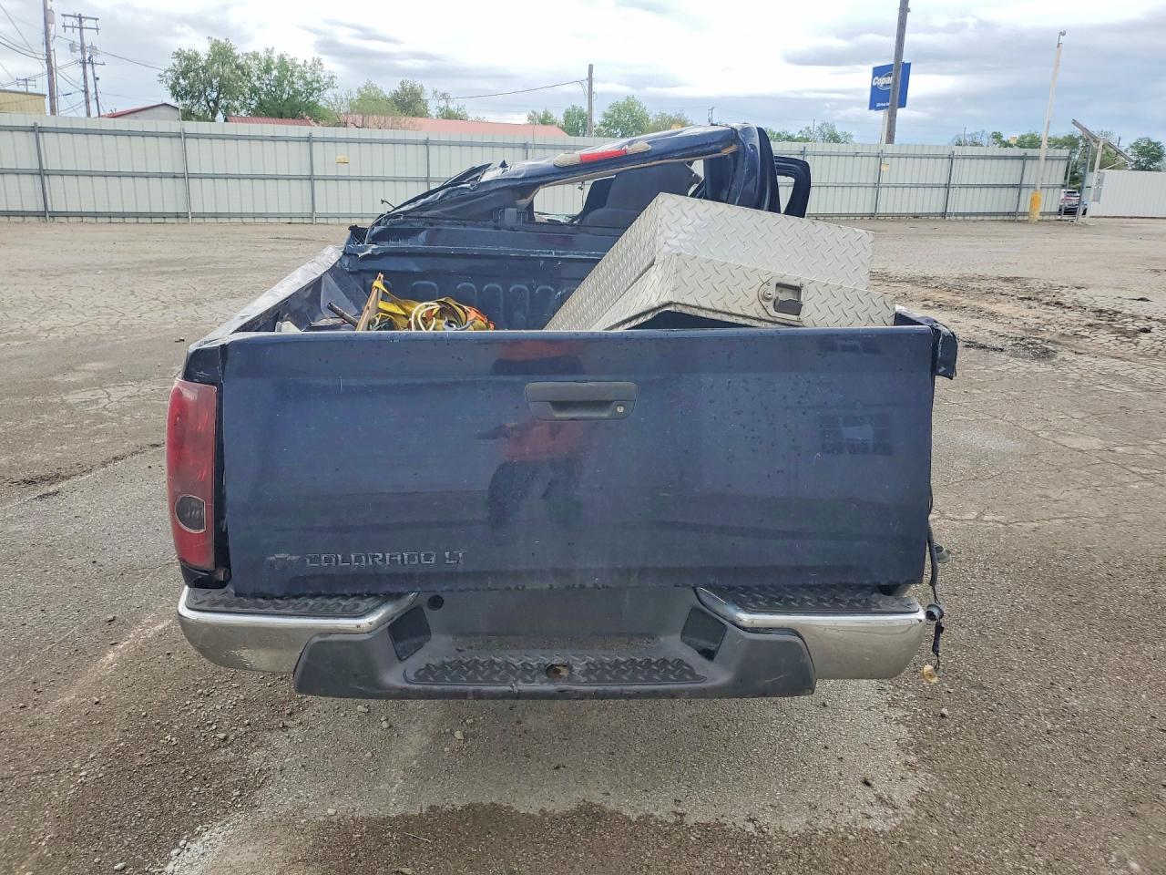2007 Chevrolet Colorado Blue vin: 1GCCS13E778250495