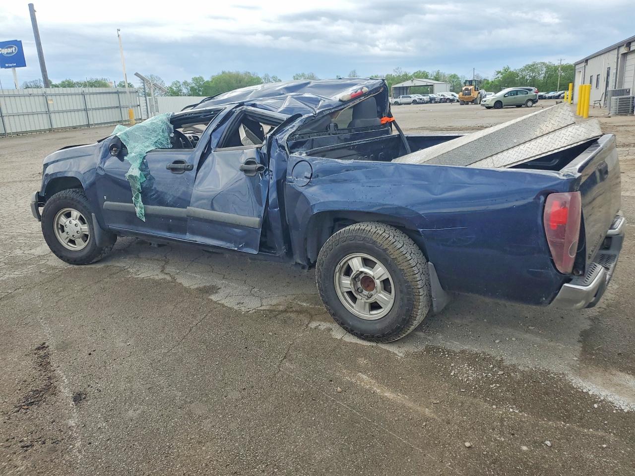 2007 Chevrolet Colorado Blue vin: 1GCCS13E778250495