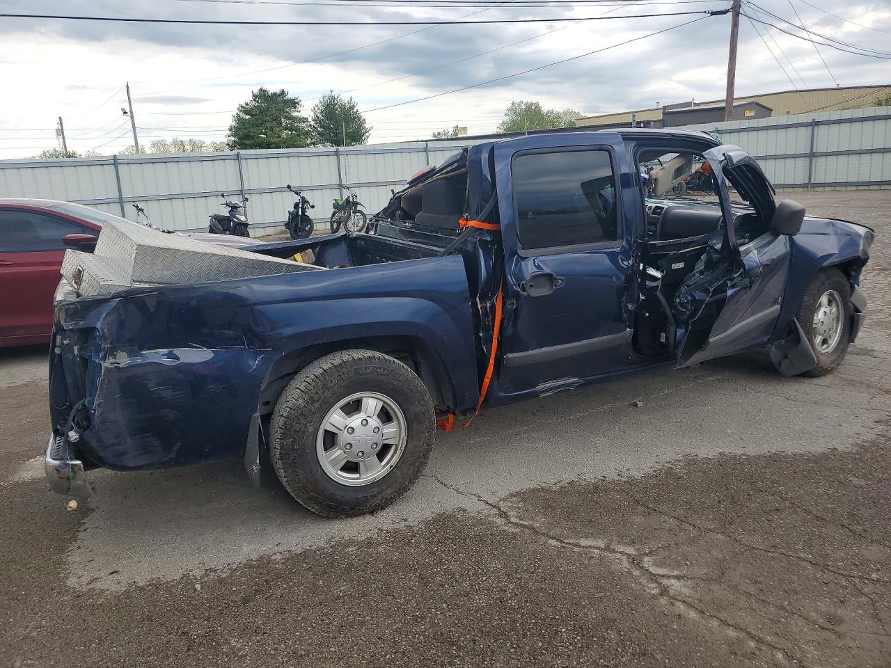 2007 Chevrolet Colorado Blue vin: 1GCCS13E778250495