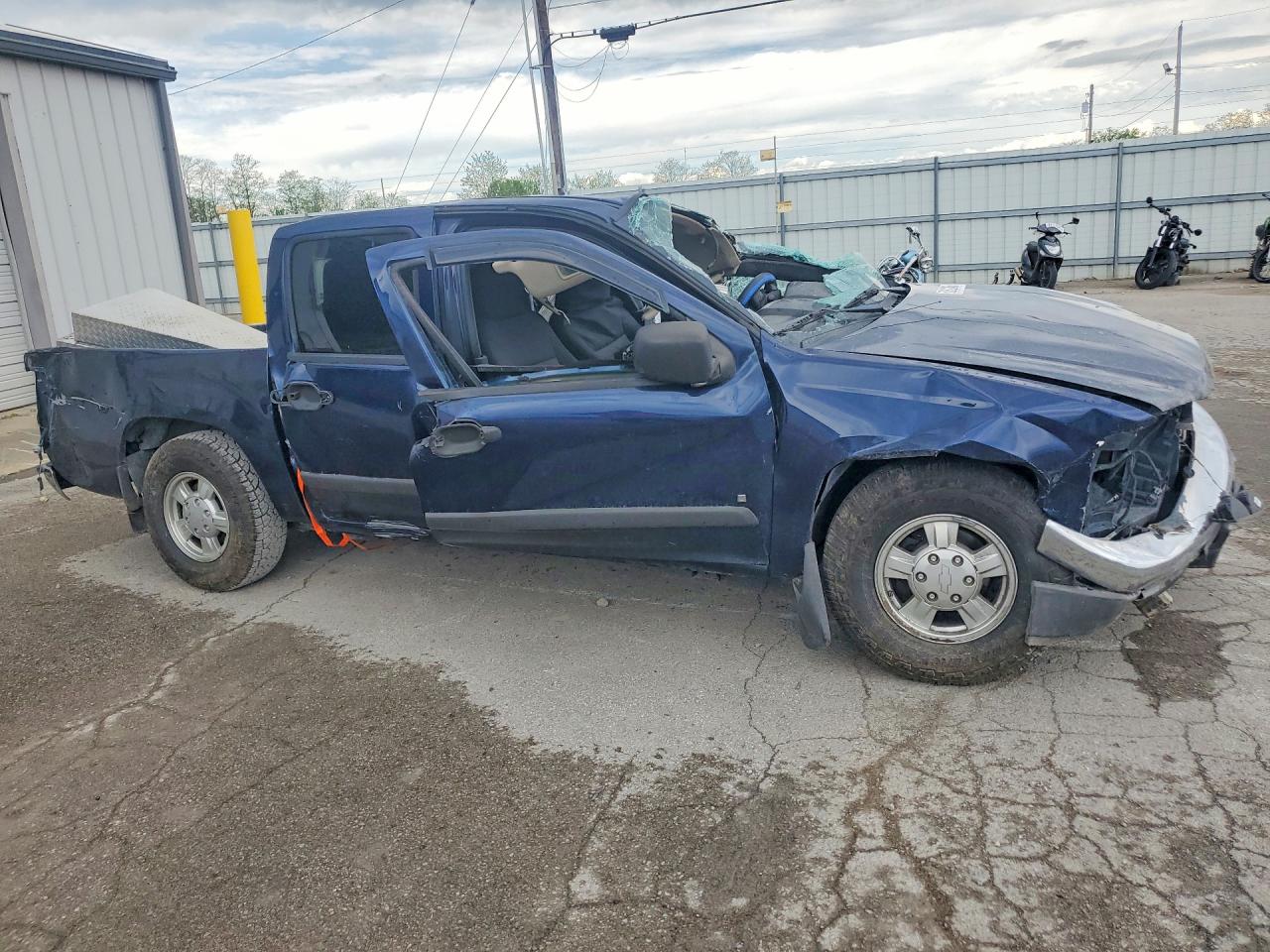 2007 Chevrolet Colorado Blue vin: 1GCCS13E778250495