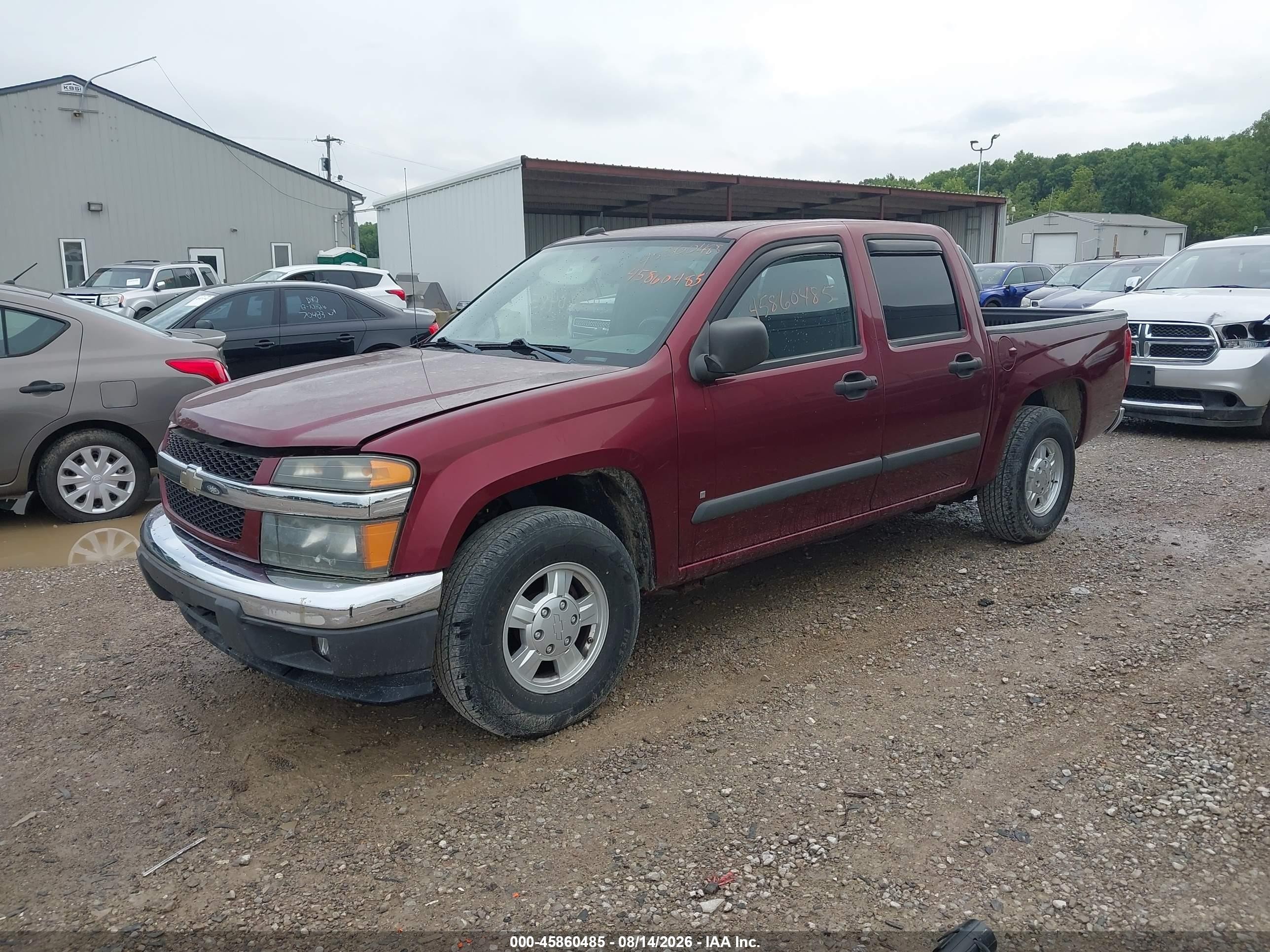 2008 Chevrolet Colorado Lt Красный vin: 1GCCS13E788104728