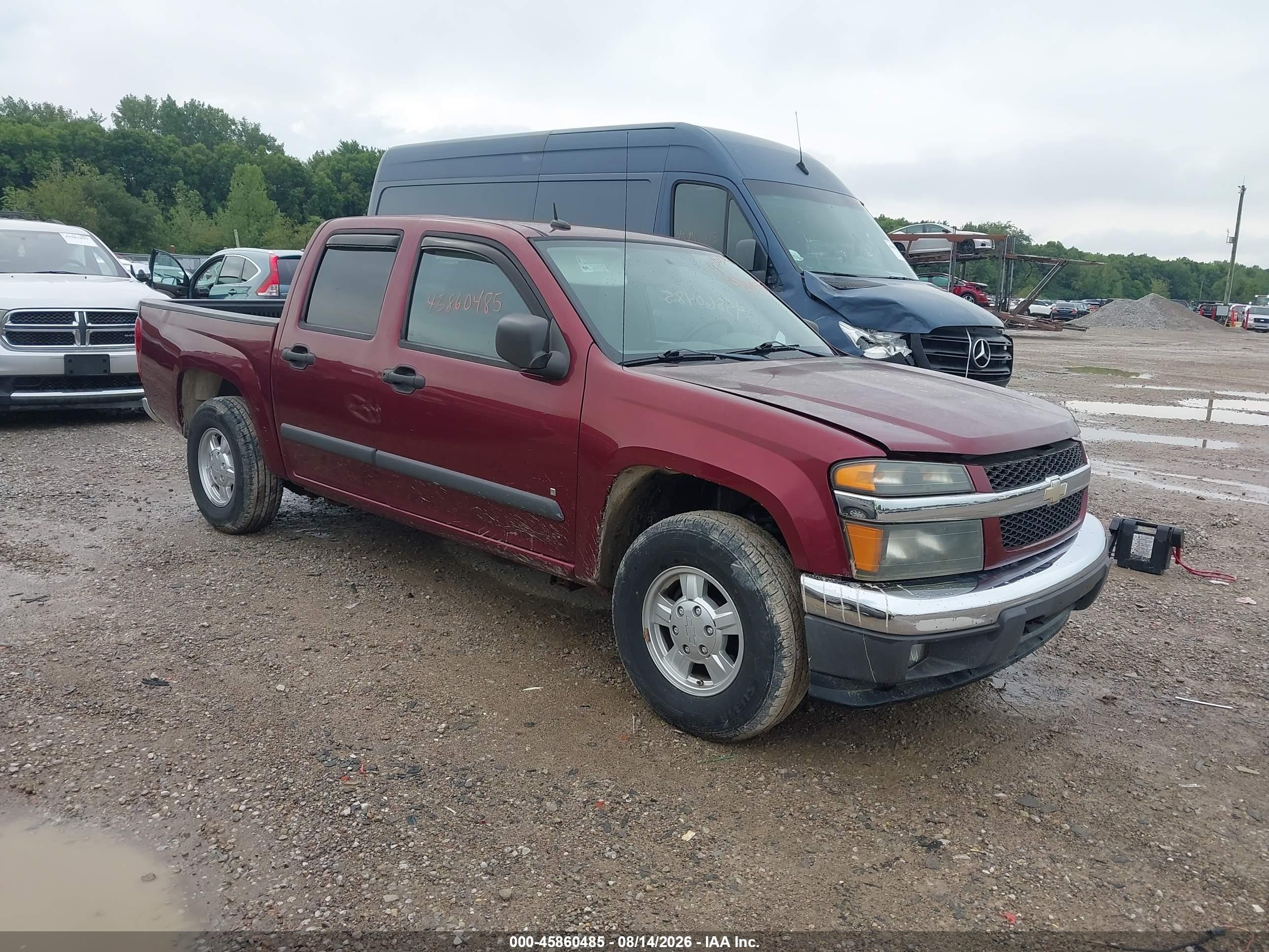 2008 Chevrolet Colorado Lt Красный vin: 1GCCS13E788104728