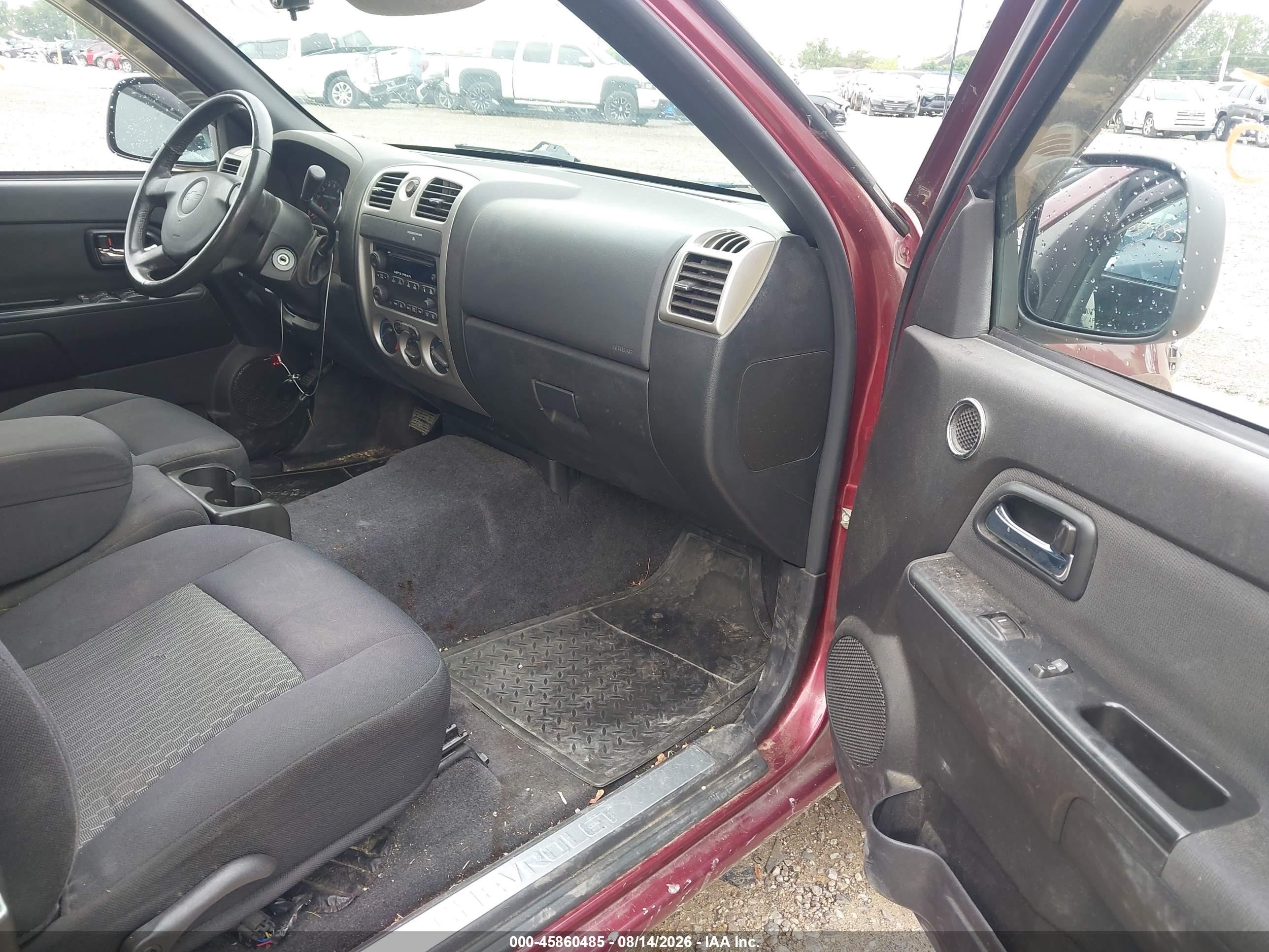 2008 Chevrolet Colorado Lt Красный vin: 1GCCS13E788104728