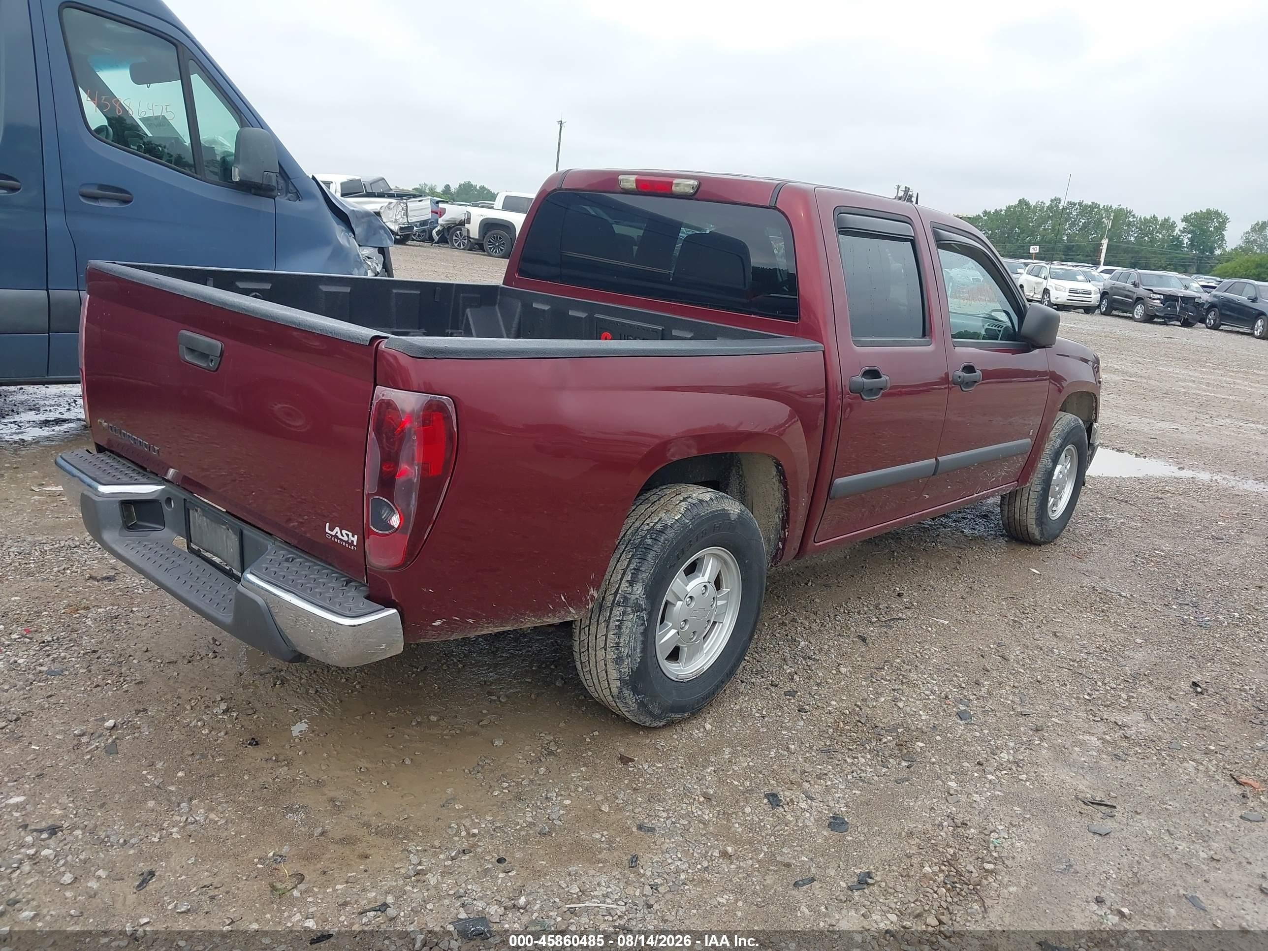 2008 Chevrolet Colorado Lt Красный vin: 1GCCS13E788104728