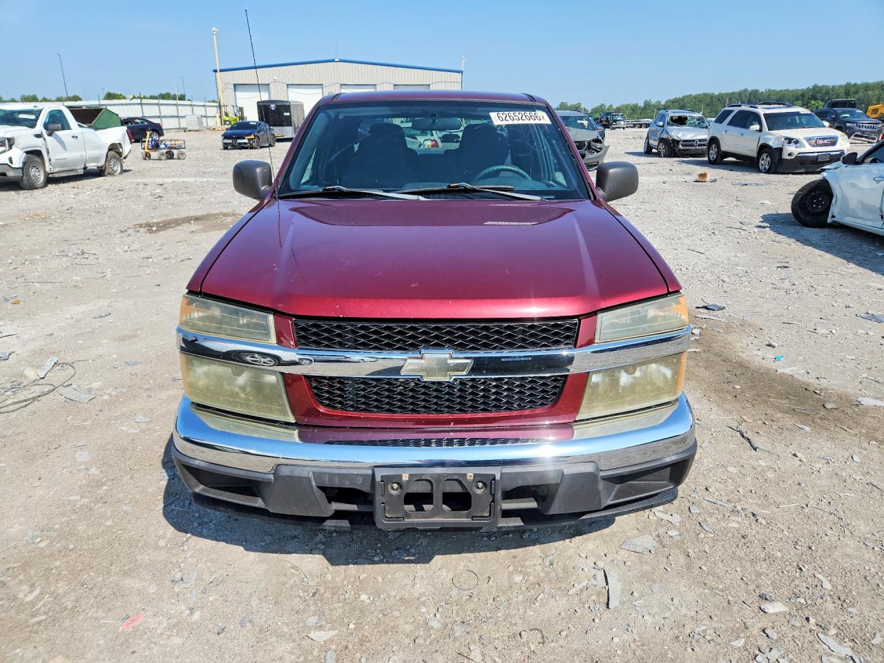 2007 Chevrolet Colorado Maroon vin: 1GCCS13E878175256