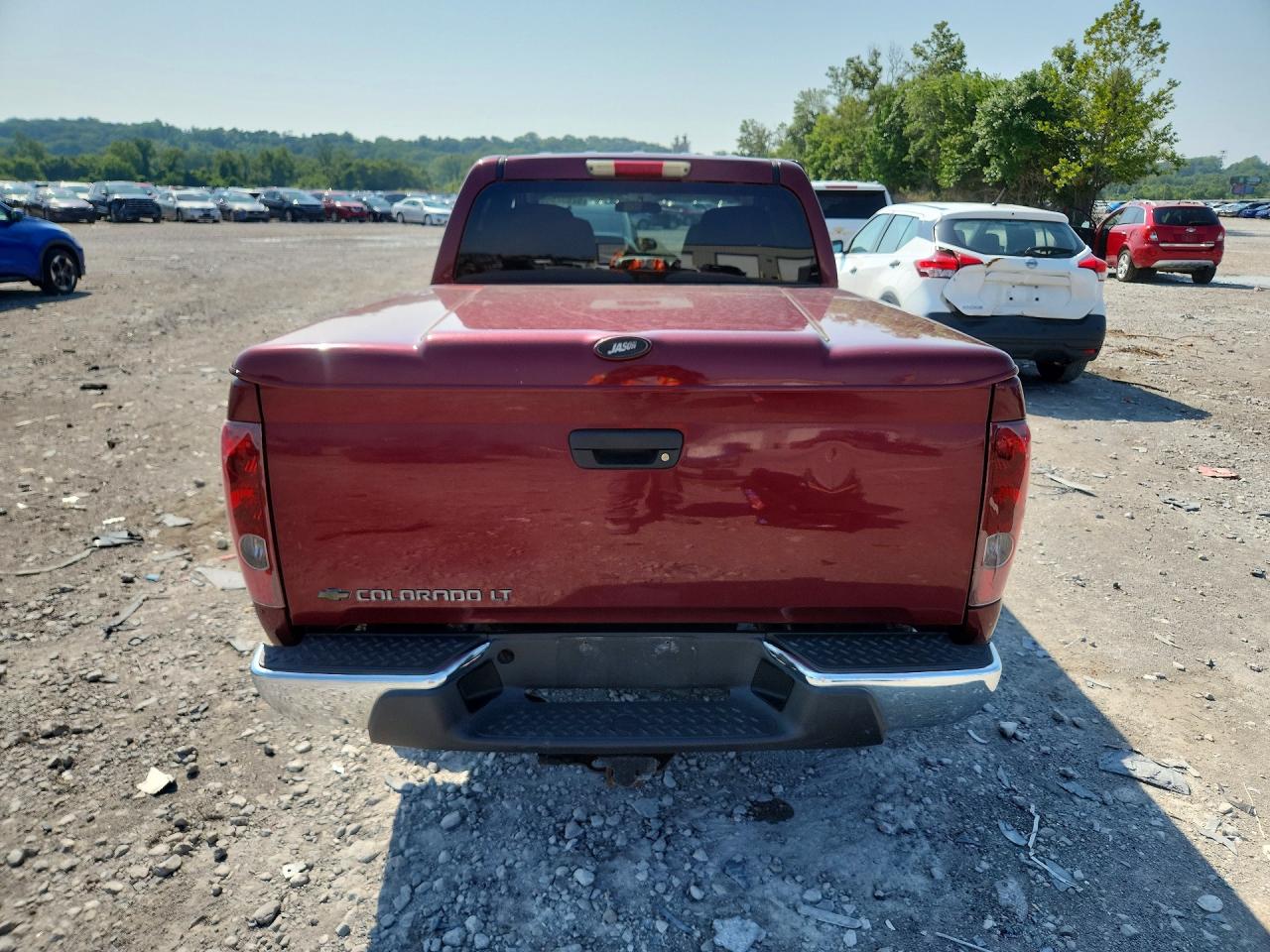 2007 Chevrolet Colorado Maroon vin: 1GCCS13E878175256