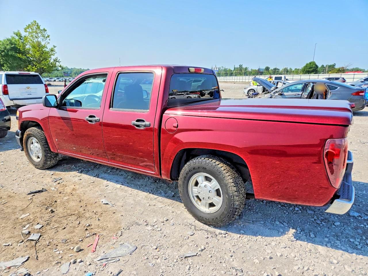 2007 Chevrolet Colorado Maroon vin: 1GCCS13E878175256