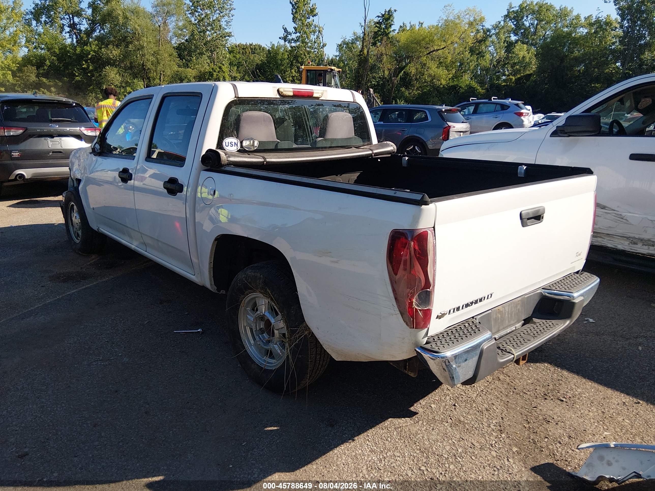 2007 Chevrolet Colorado Lt White vin: 1GCCS13E878249596