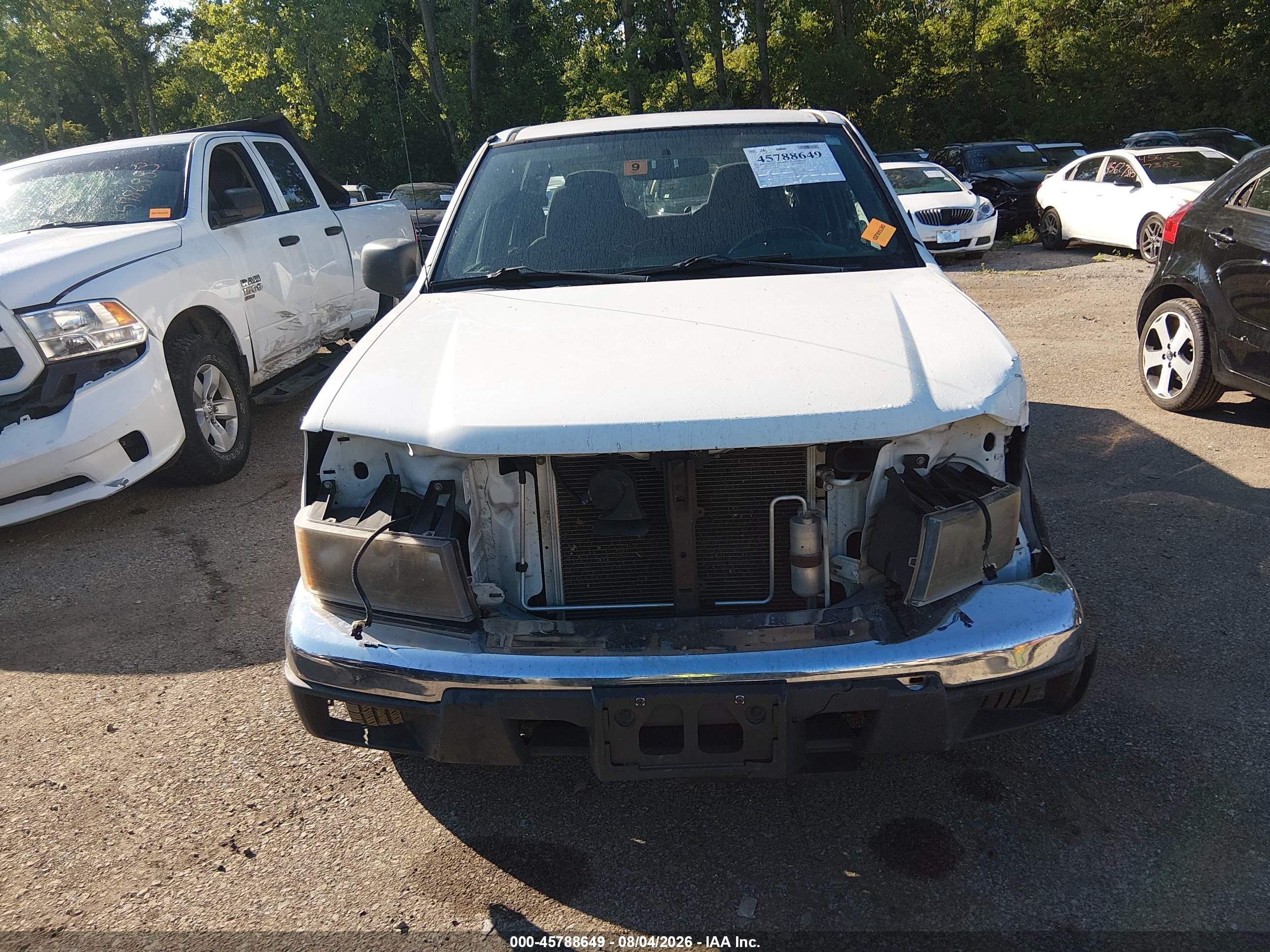 2007 Chevrolet Colorado Lt White vin: 1GCCS13E878249596
