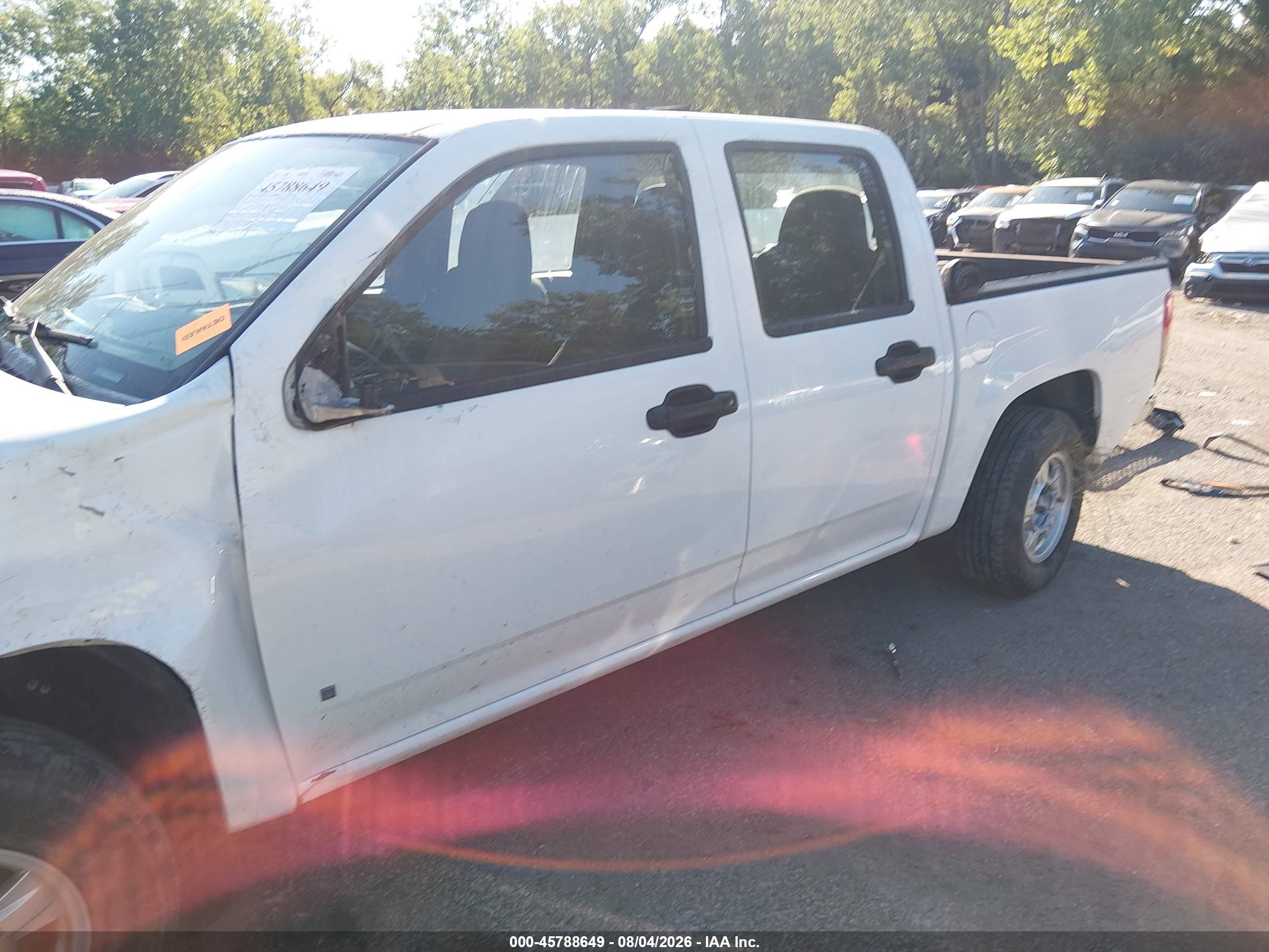 2007 Chevrolet Colorado Lt White vin: 1GCCS13E878249596
