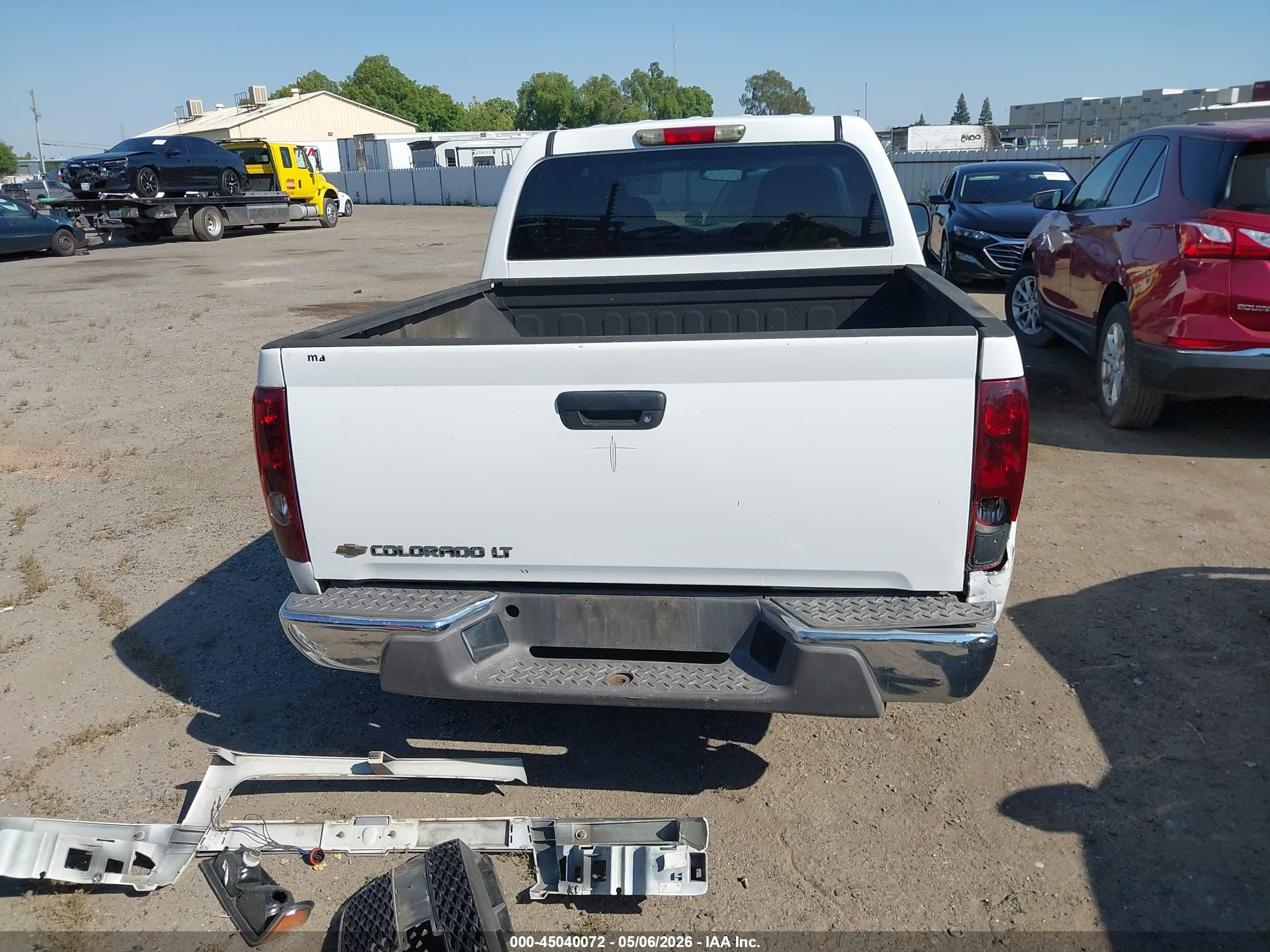 2007 Chevrolet Colorado Lt White vin: 1GCCS13E878251395