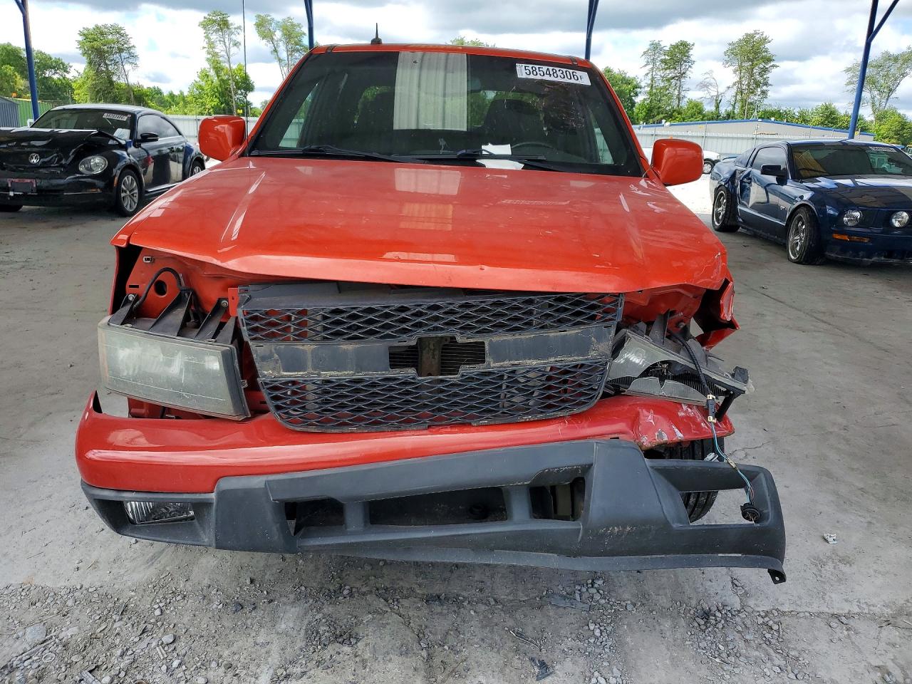 2009 Chevrolet Colorado Orange vin: 1GCCS13E898117165