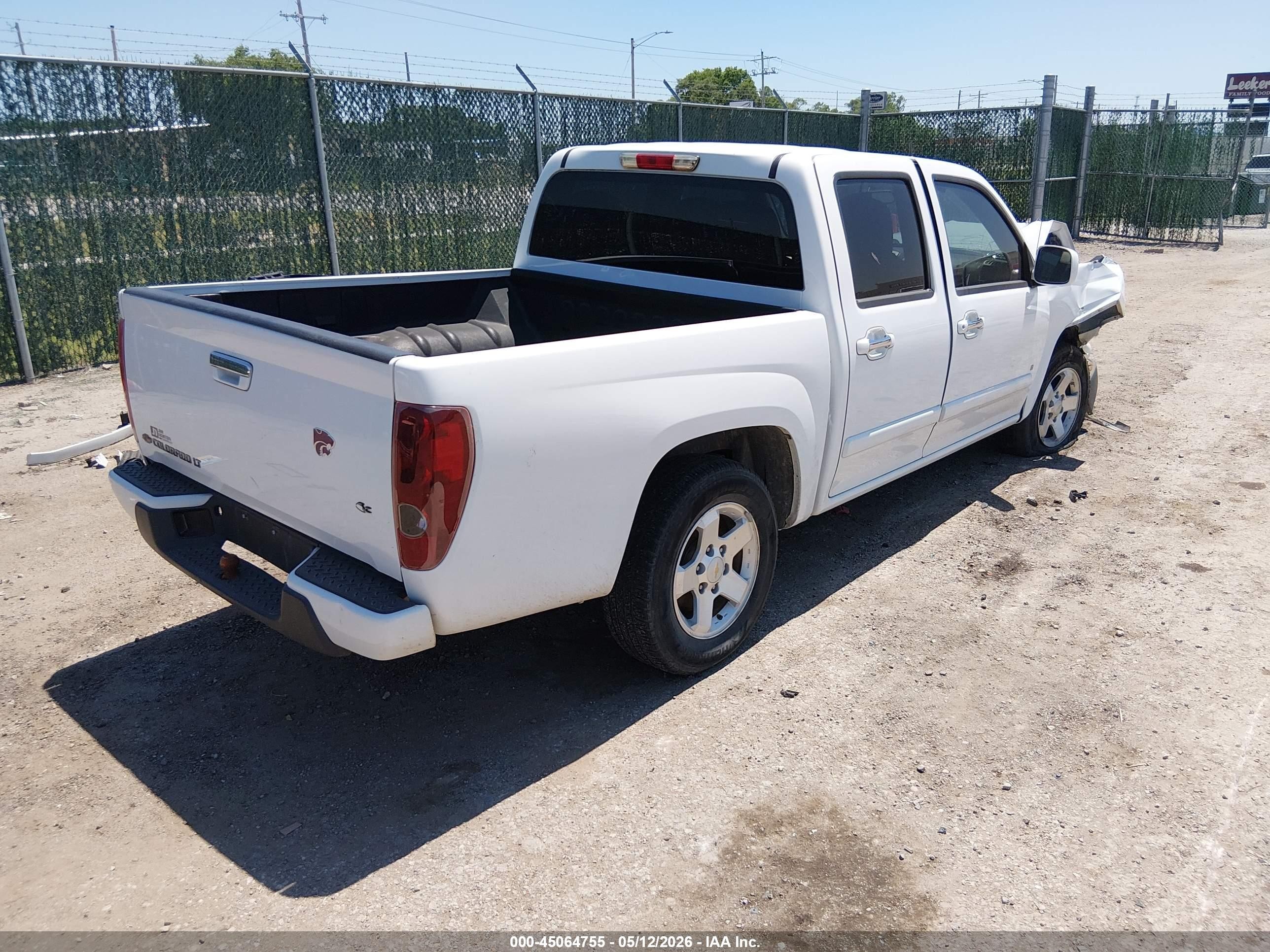 2009 Chevrolet Colorado Lt White vin: 1GCCS13E898158914