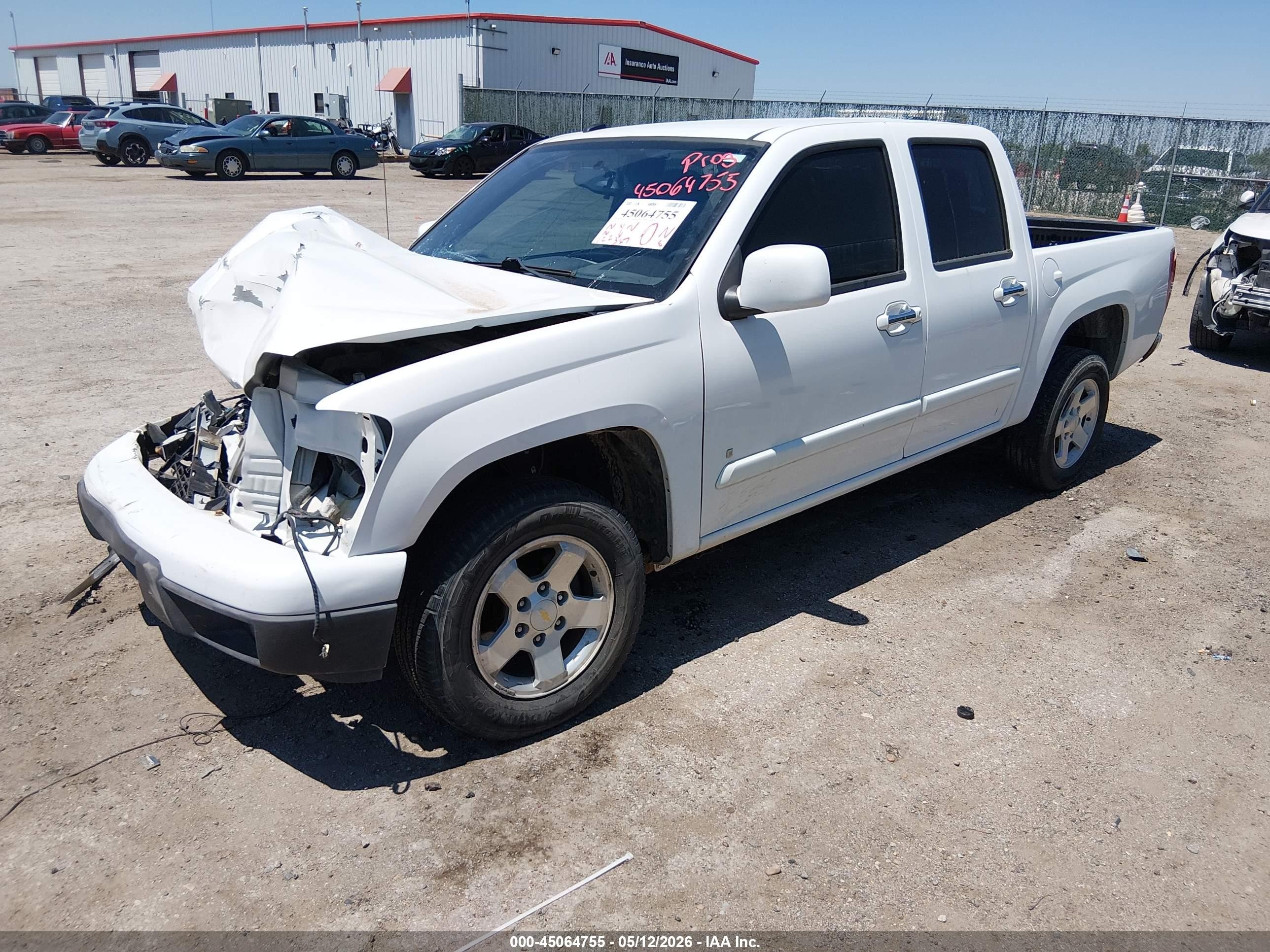 2009 Chevrolet Colorado Lt White vin: 1GCCS13E898158914