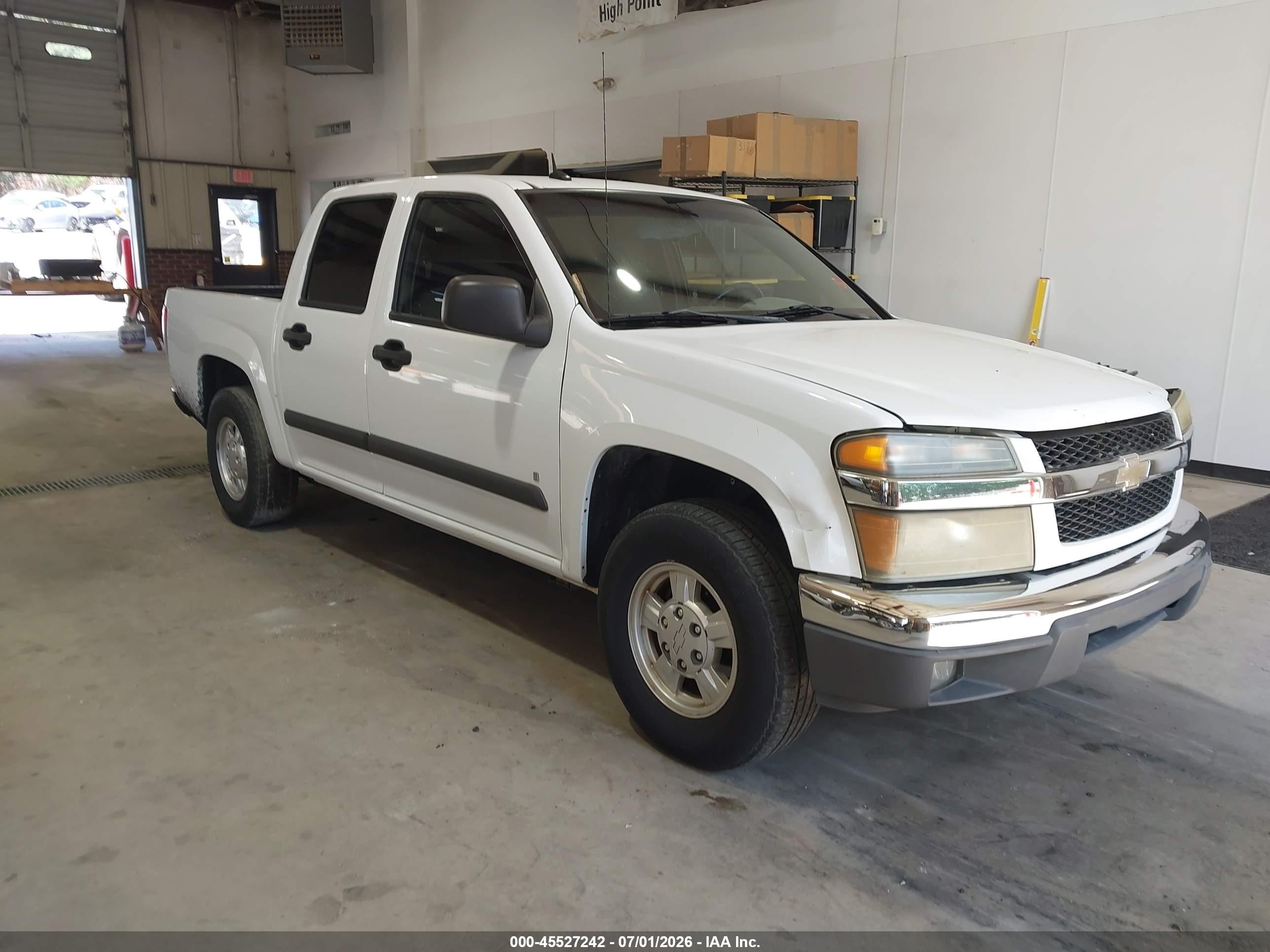 2008 Chevrolet Colorado Lt White vin: 1GCCS13E988125144