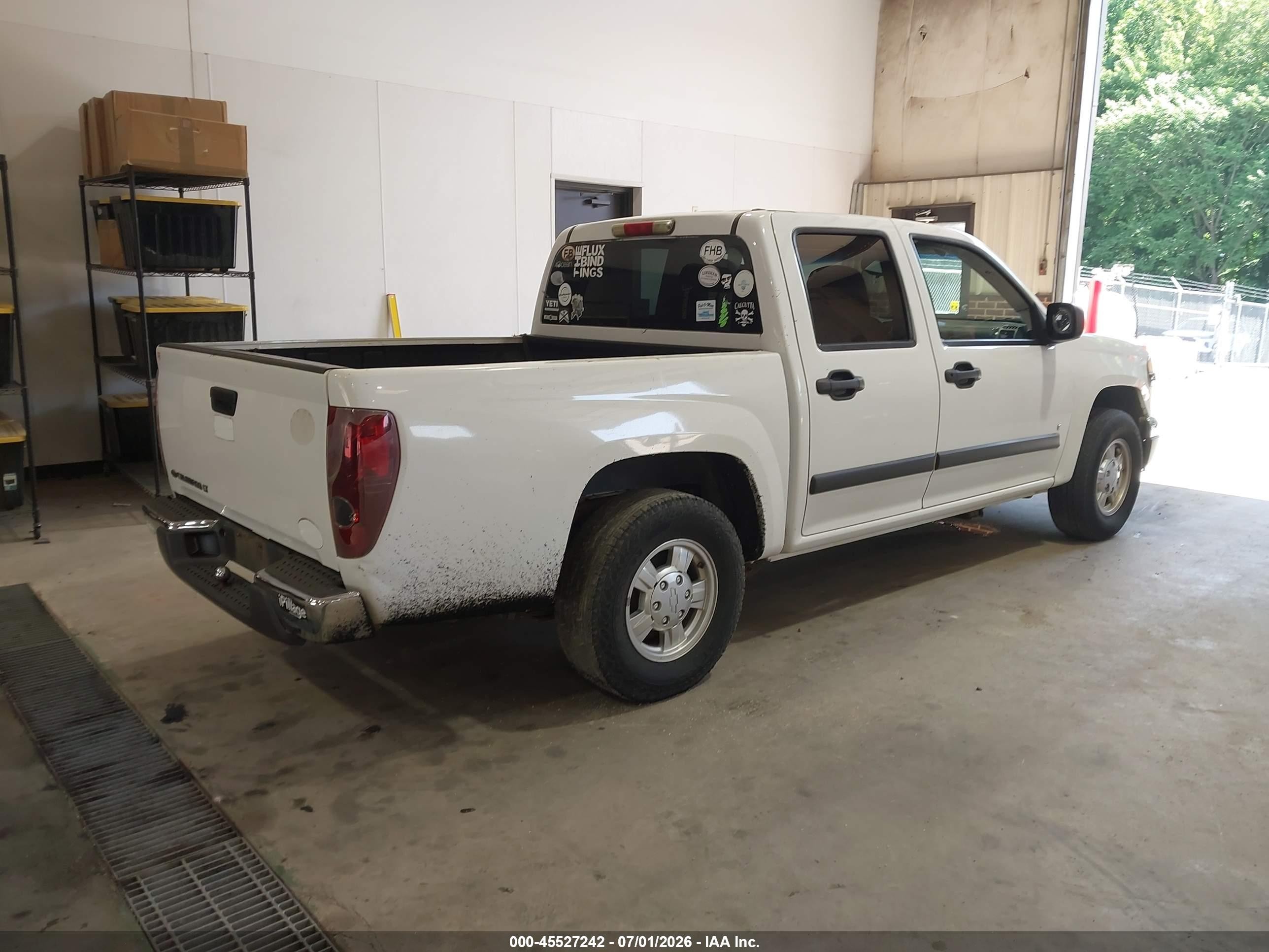 2008 Chevrolet Colorado Lt White vin: 1GCCS13E988125144