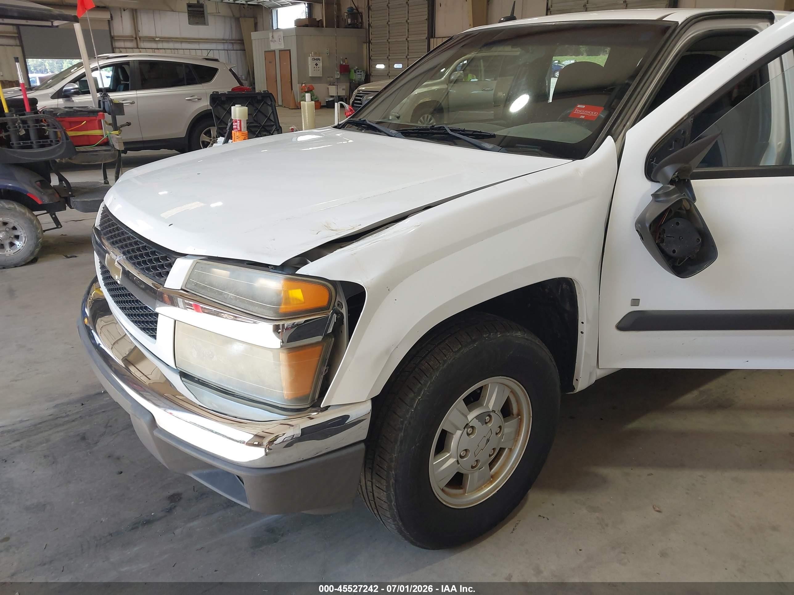 2008 Chevrolet Colorado Lt White vin: 1GCCS13E988125144
