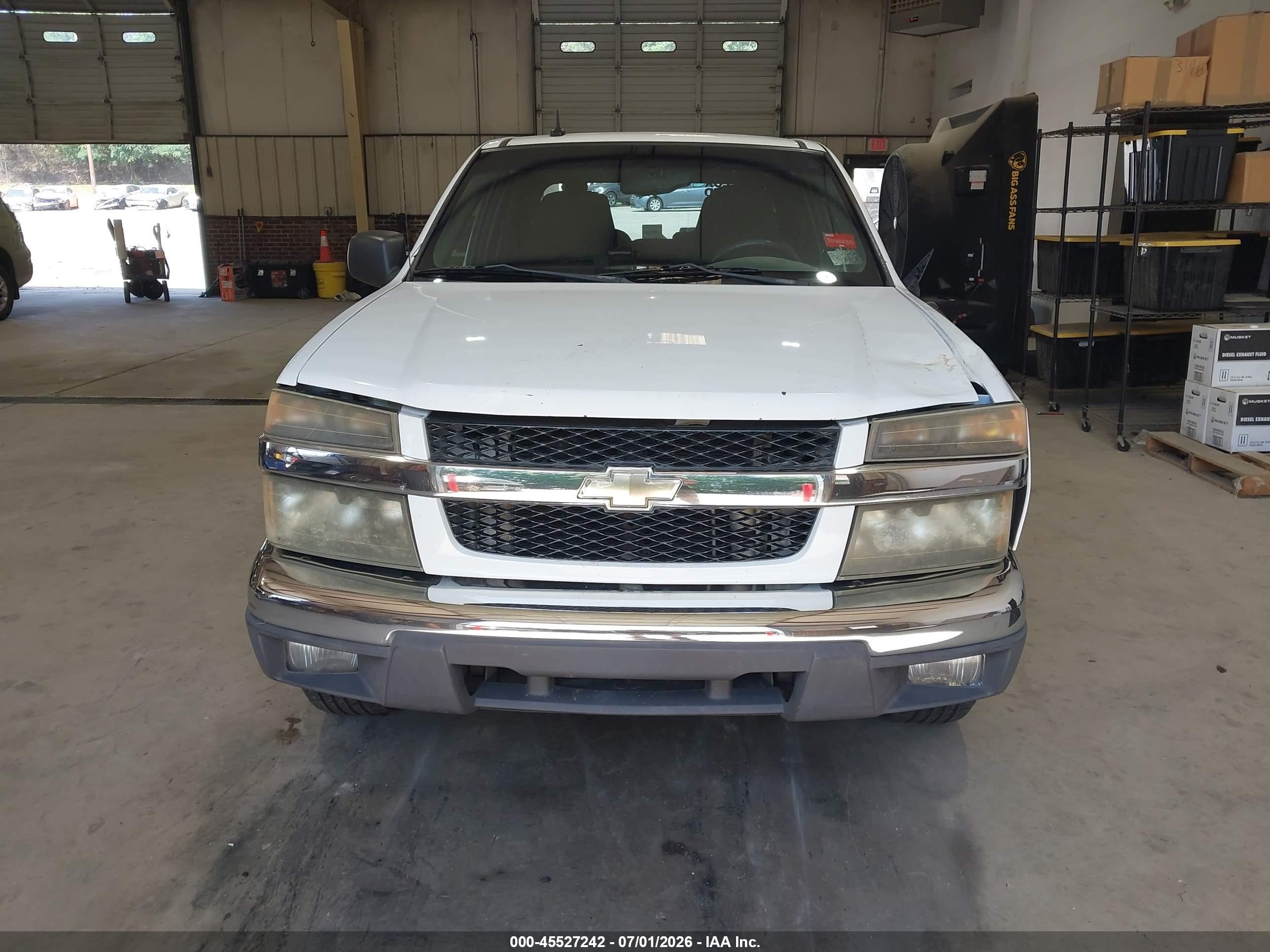 2008 Chevrolet Colorado Lt White vin: 1GCCS13E988125144
