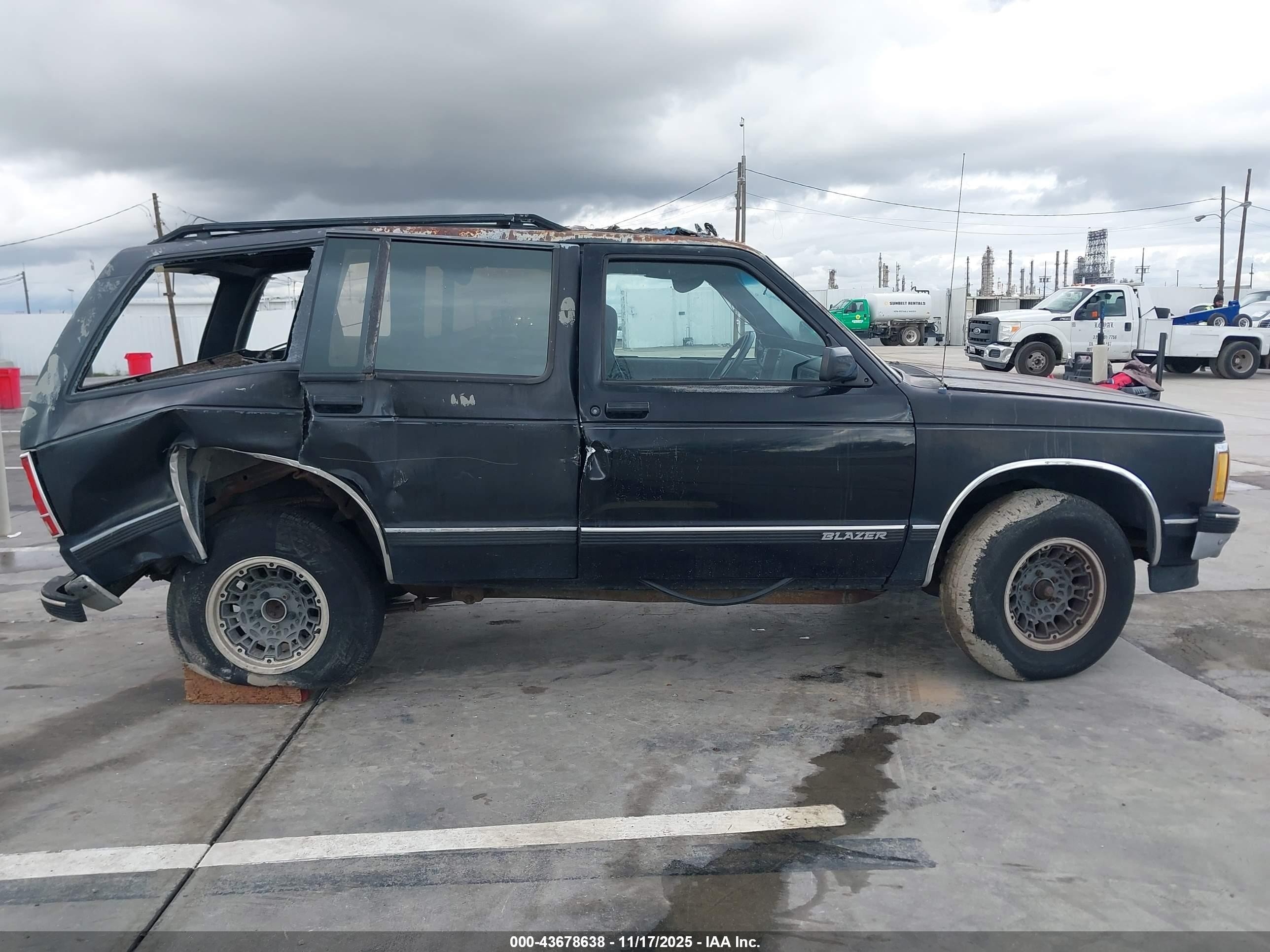 1991 Chevrolet Blazer S10 Black vin: 1GCCS13Z7M2158630