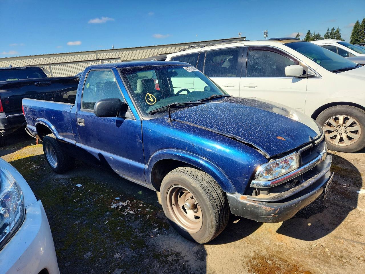2000 Chevrolet S Truck S10 Blue vin: 1GCCS1440Y8130660